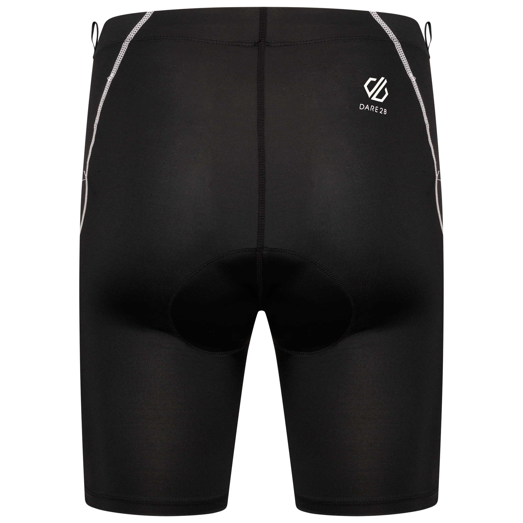 Men's Bold Reflective Cycling Shorts | Black & White