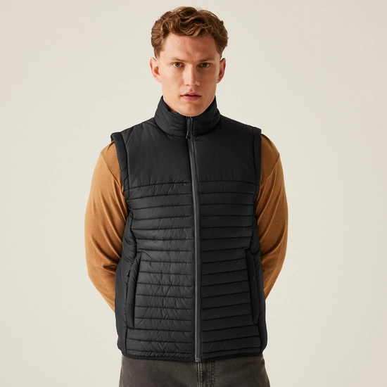 Men's Honestly Made 100% Recycled Insulated Bodywarmer | Black