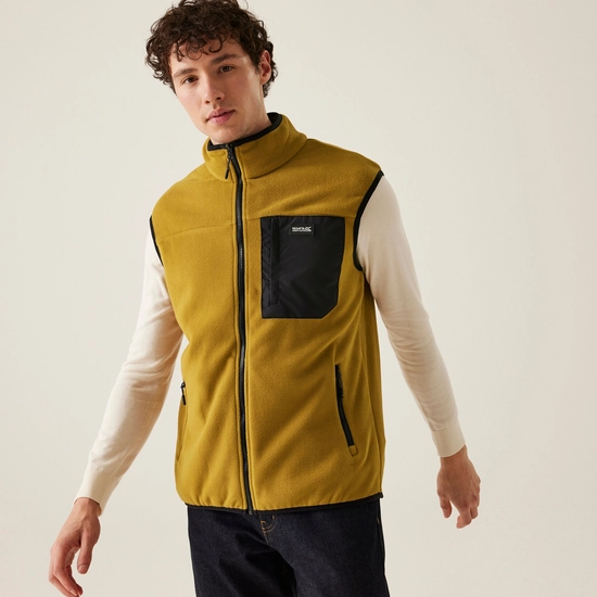 Men's Frankie Fleece Gilet | Black