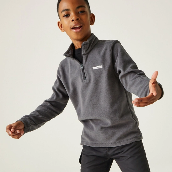 Kids' Hot Shot II Half Zip Fleece | Black Black