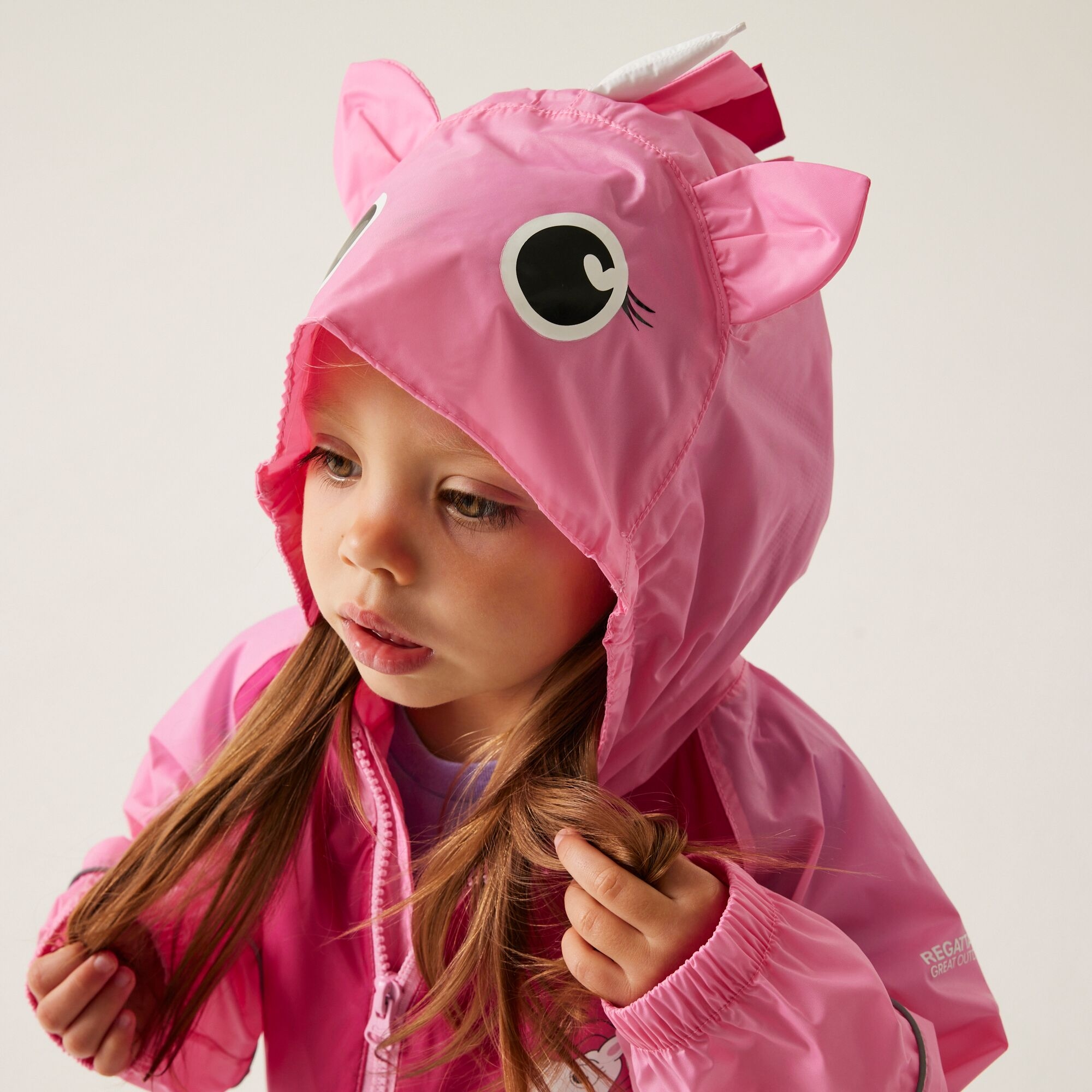 Kids' Charco Breathable Waterproof Puddle Suit | Luna The Unicorn Sweet Pink