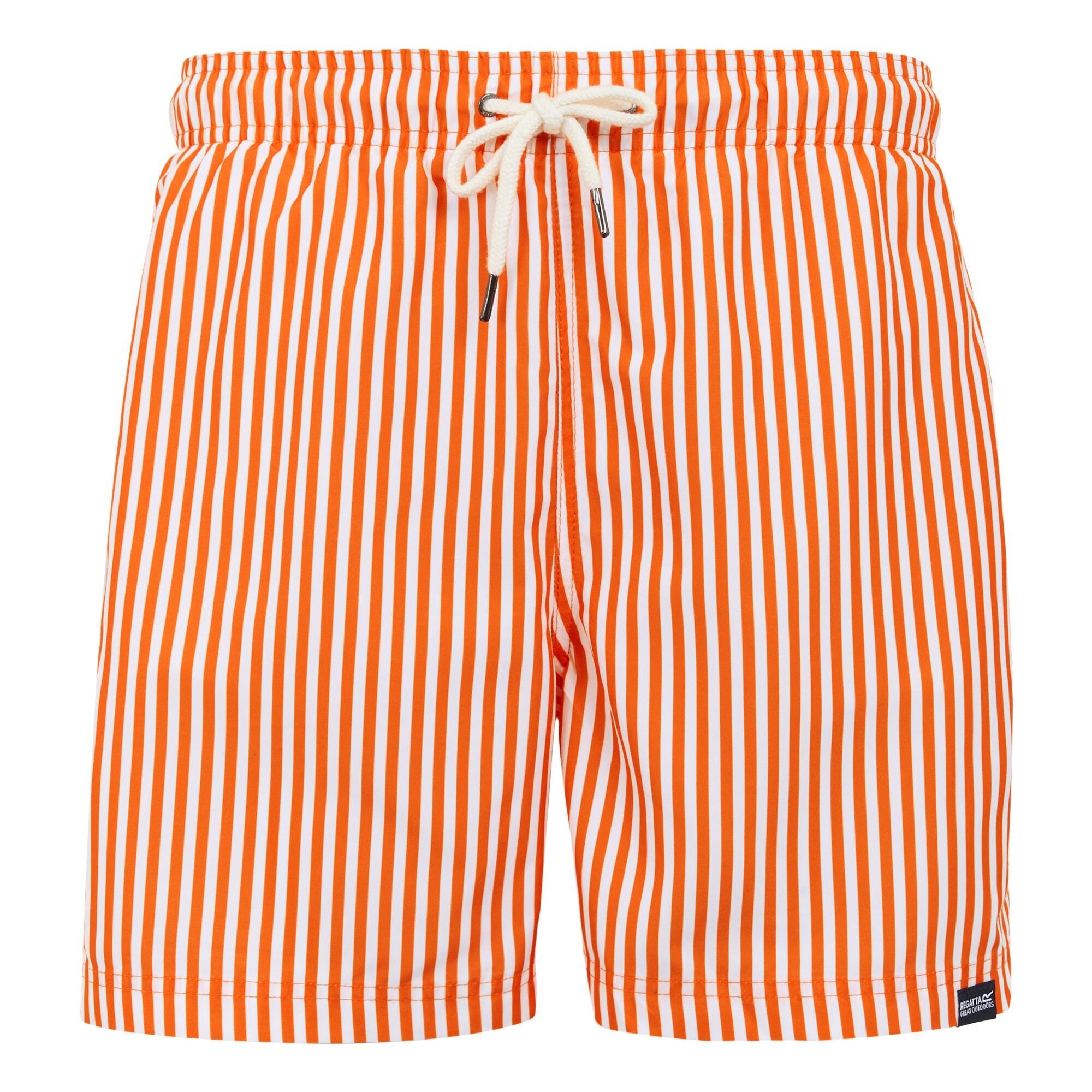 Men's Loras Swim Shorts | Celosia Orange Stripe