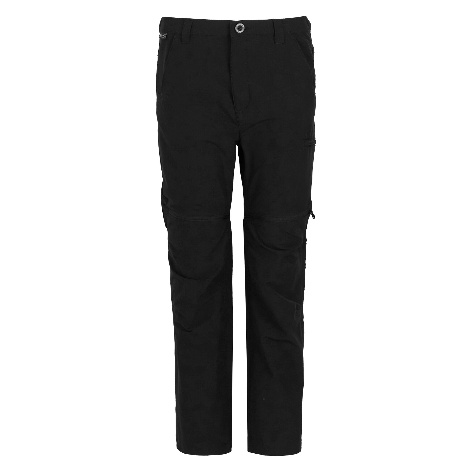 Kids' Highton Stretch Zip Off Walking Trousers | Black