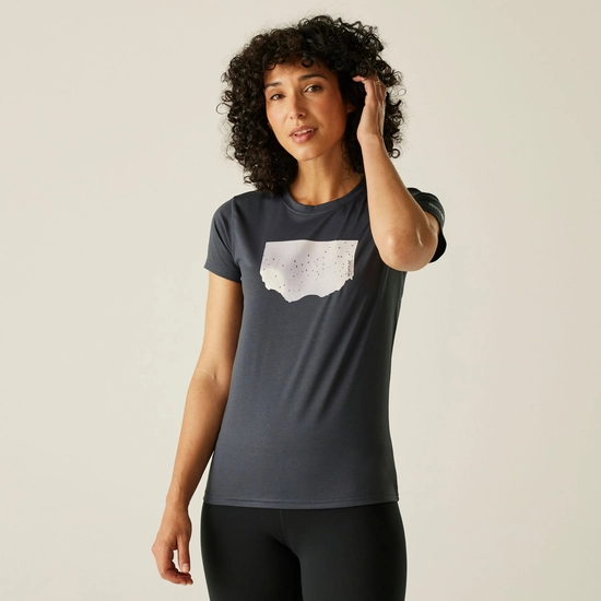 Women's Fingal Stretch T-Shirt | Seal Grey