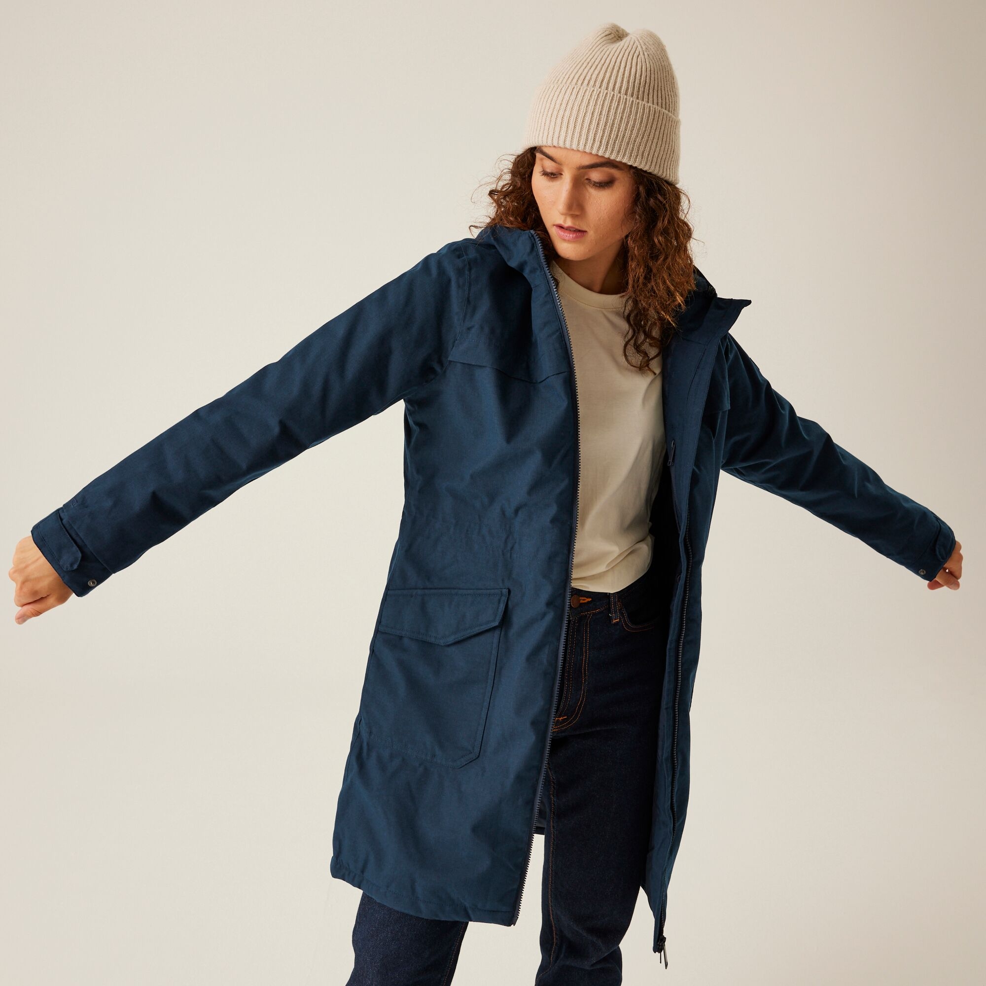 Women's Romine II Waterproof Parka Jacket | Navy Marl