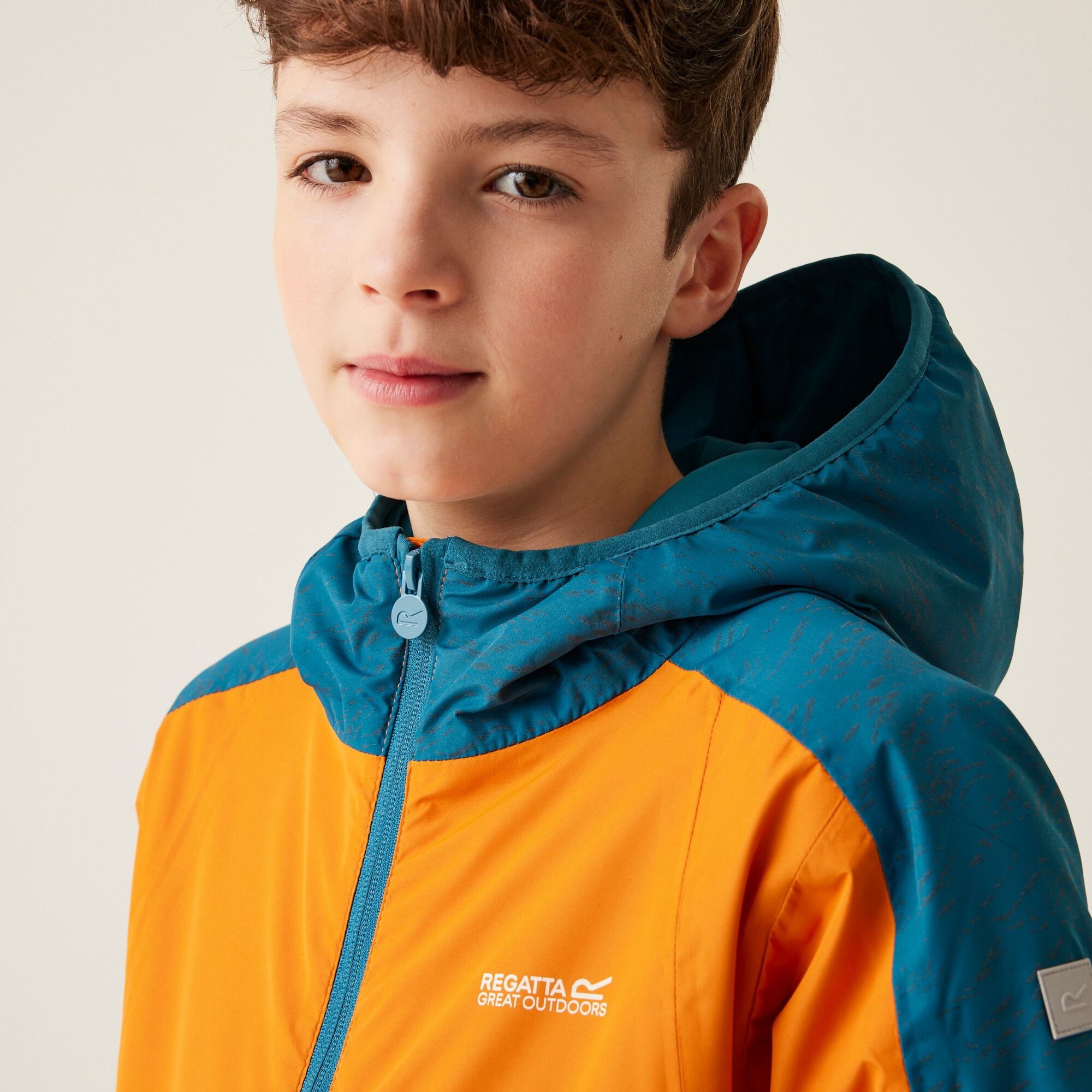 Kids' Volcanics VIII Reflective Jacket | Fox Moroccan Blue