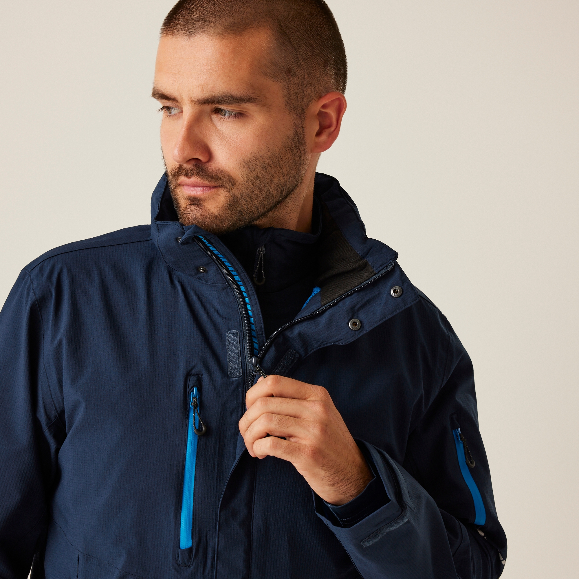 Men's X-Pro Exosphere II Shell Jacket | Navy Oxford Blue