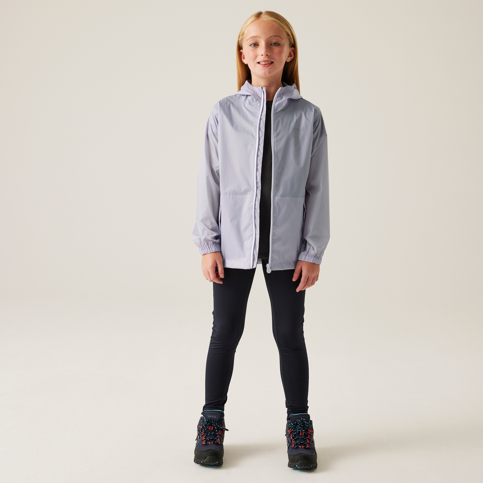 Kids' Pack It Waterproof Packaway Jacket | Lilac Thistle Lilac Hint