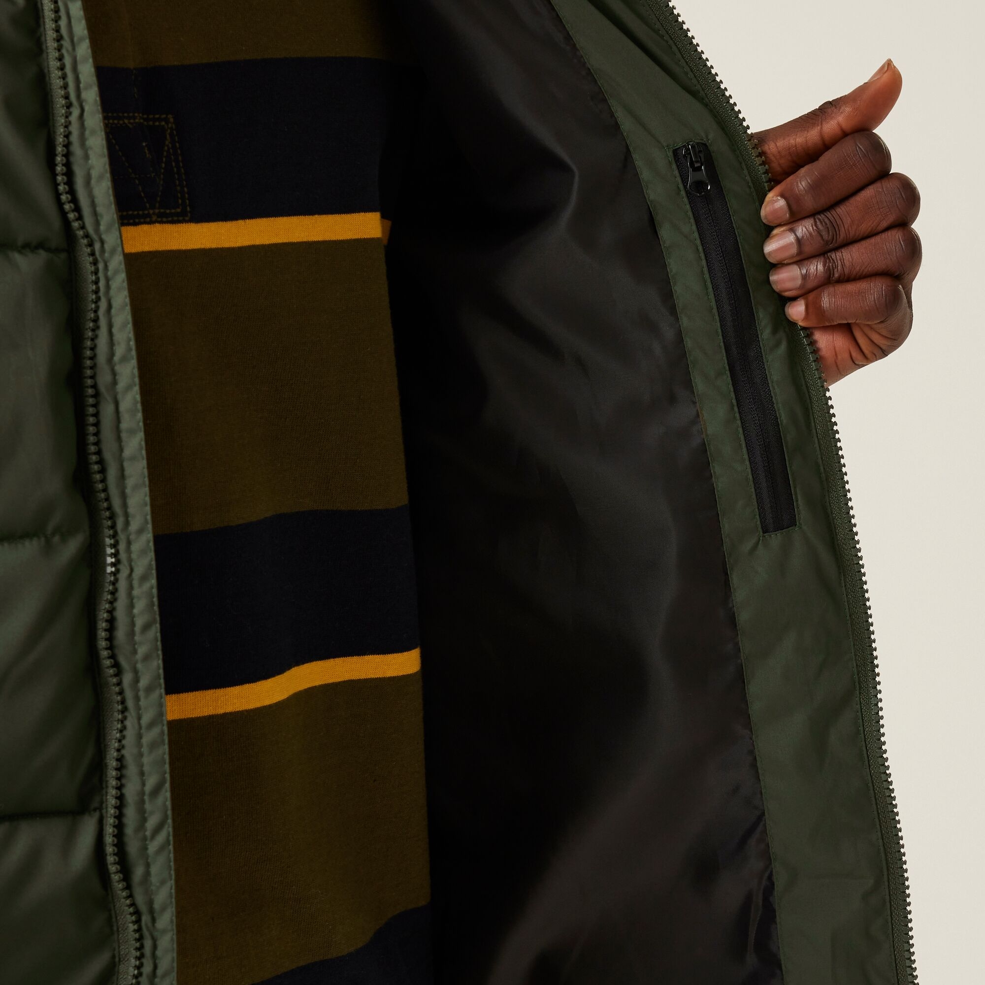 Men's Lakiver Padded Jacket | Dark Khaki