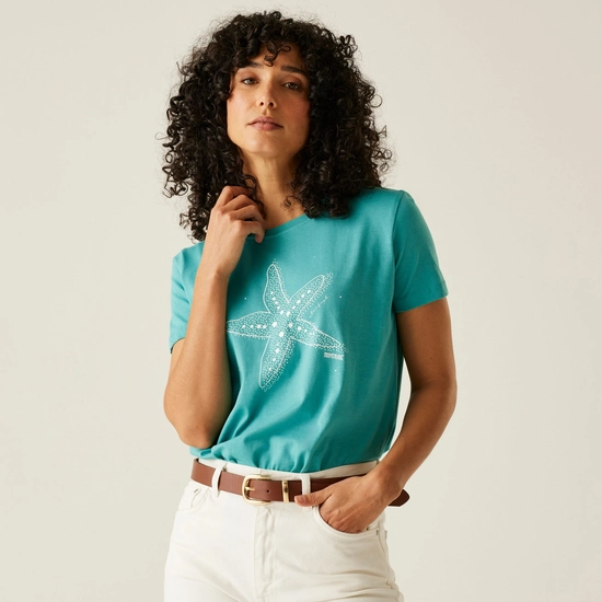 Women's Filandra VX T-Shirt | Black Foil Heart