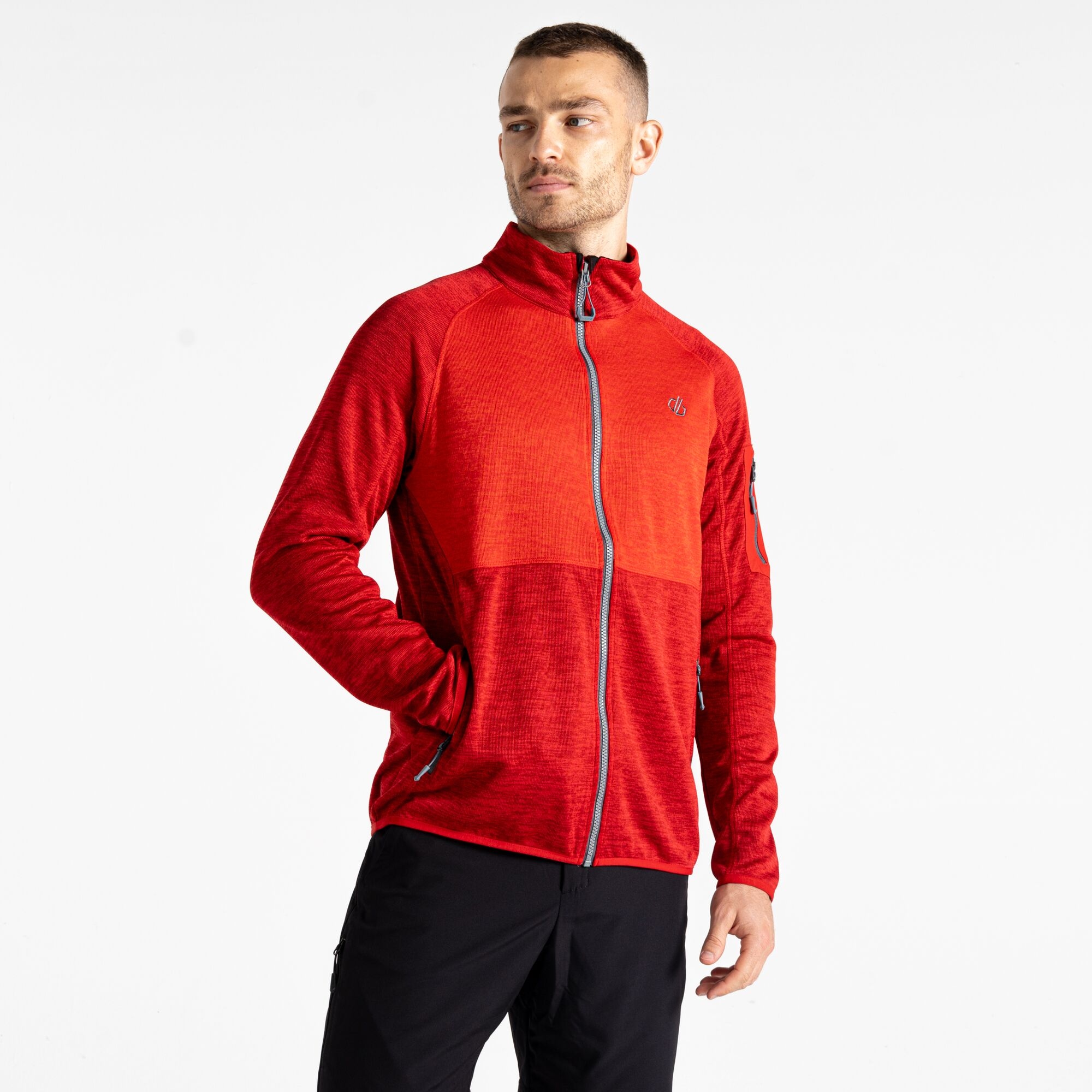 Men's Torrek Mountain Zip Through Fleece | Danger Red