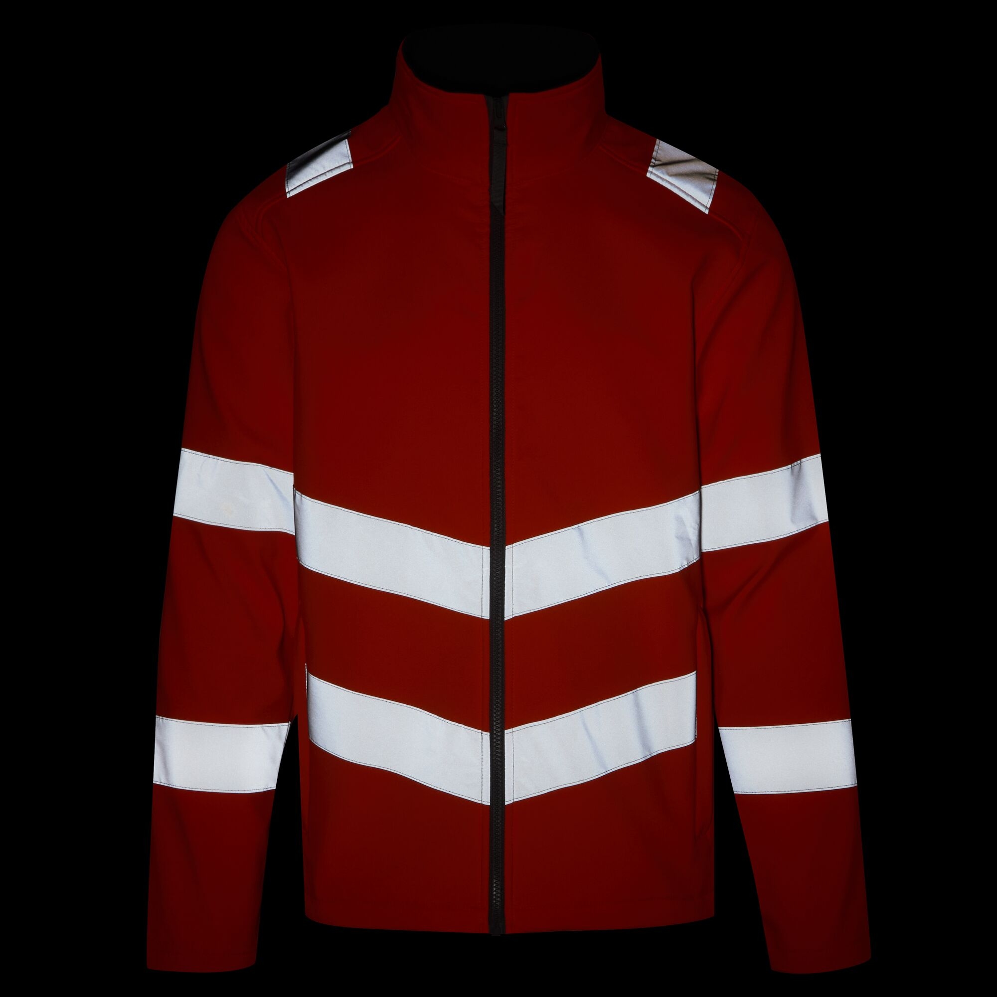 Men's Hi-Vis Pro Contract Ablaze 2 Layer Softshell Jacket | Orange