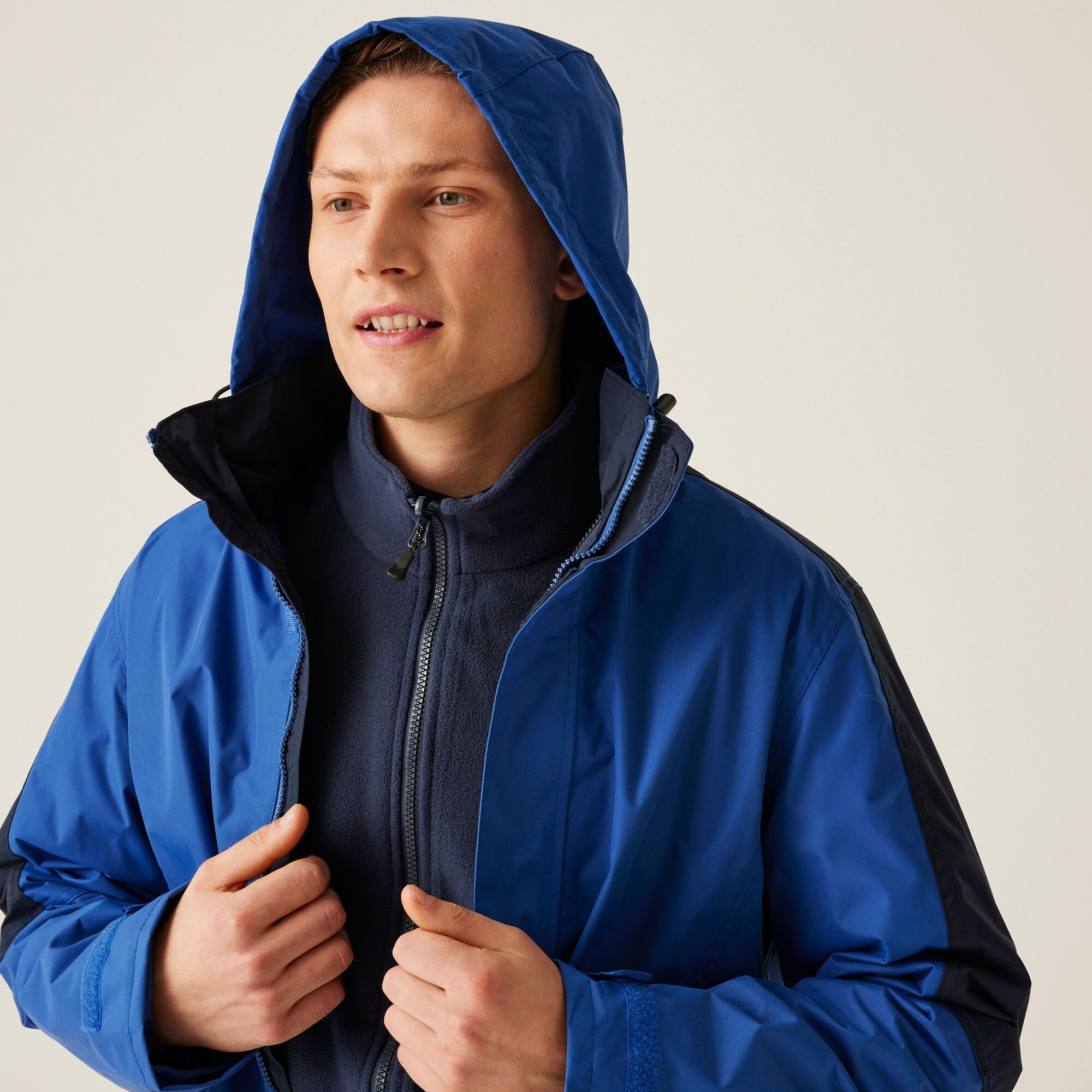 Men's Defender III Waterproof 3 In 1 Jacket | Royal Blue Navy