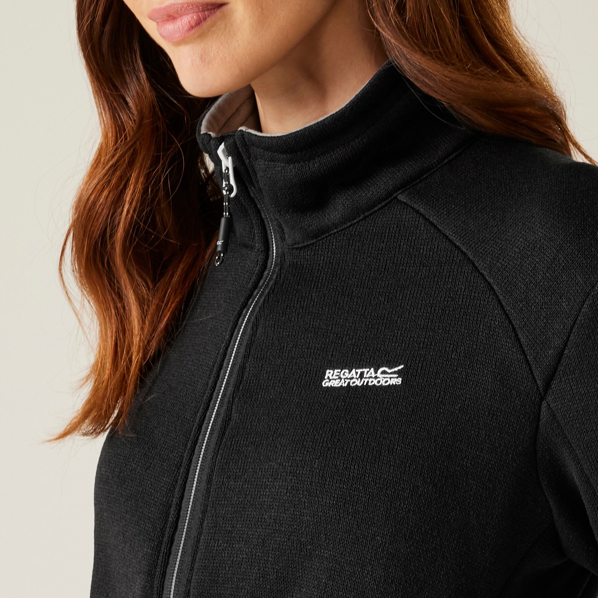 Women's Newhill II Full Zip Fleece | Black Oyster Musroom