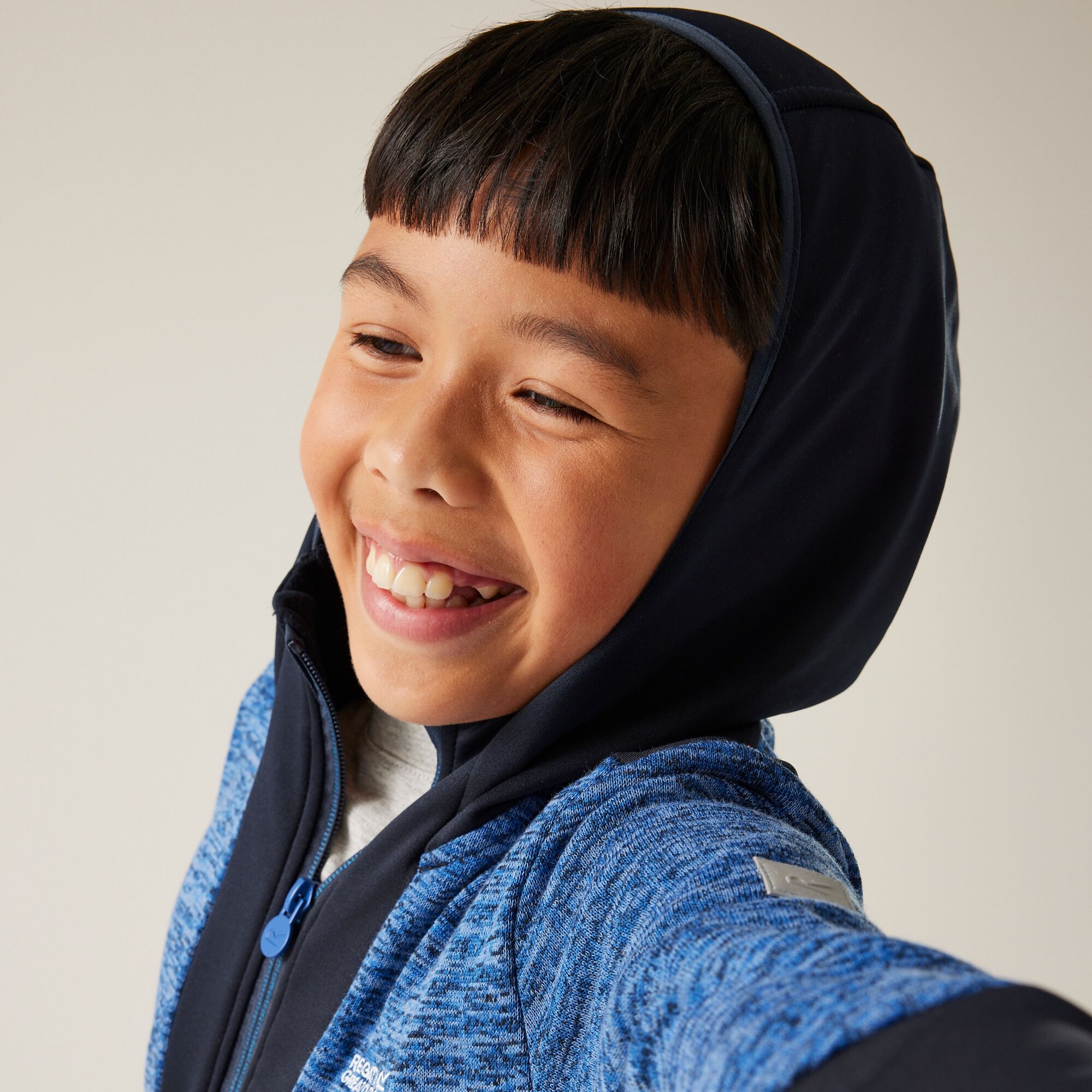 Kids' Dissolver X Full Zip Fleece | Olympian Blue Navy