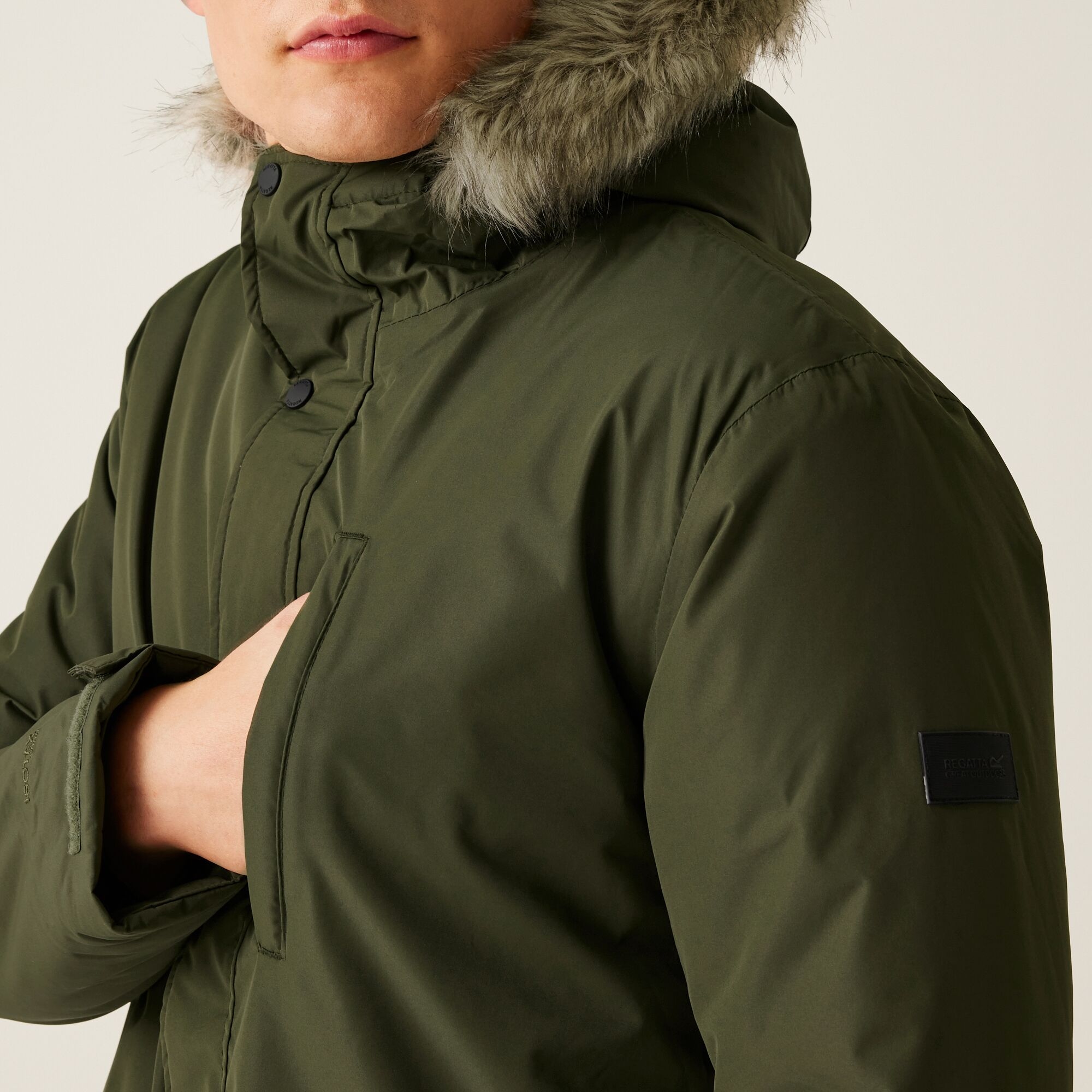Men's Salinger IV Waterproof Jacket | Dark Khaki
