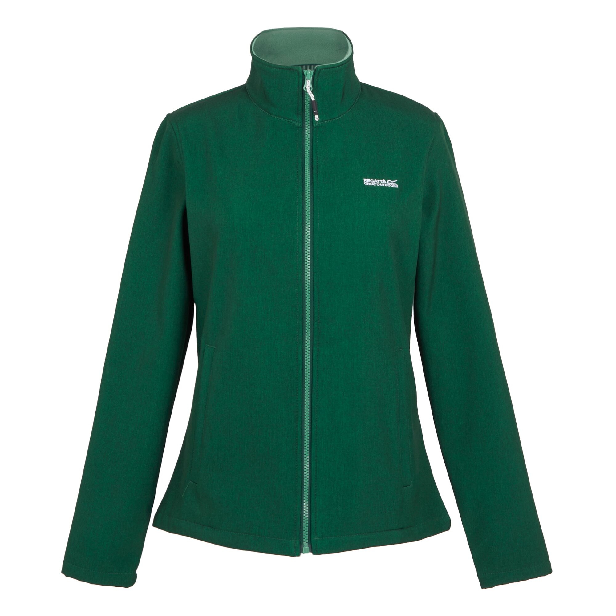 Women's Connie V Softshell Walking Jacket | Rain Forest Marl