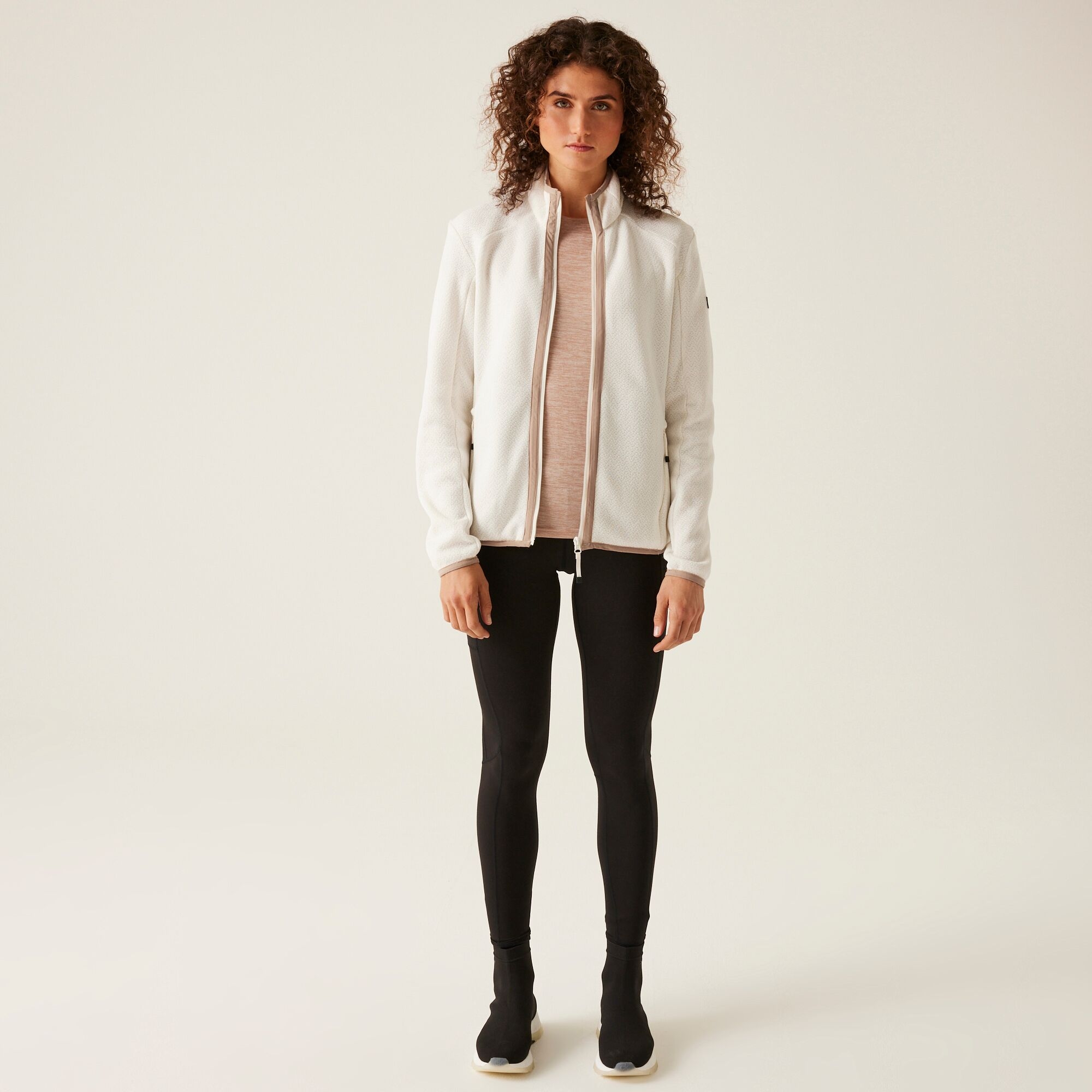 Women's Elzie Full Zip Fleece | Blanc De Blanc