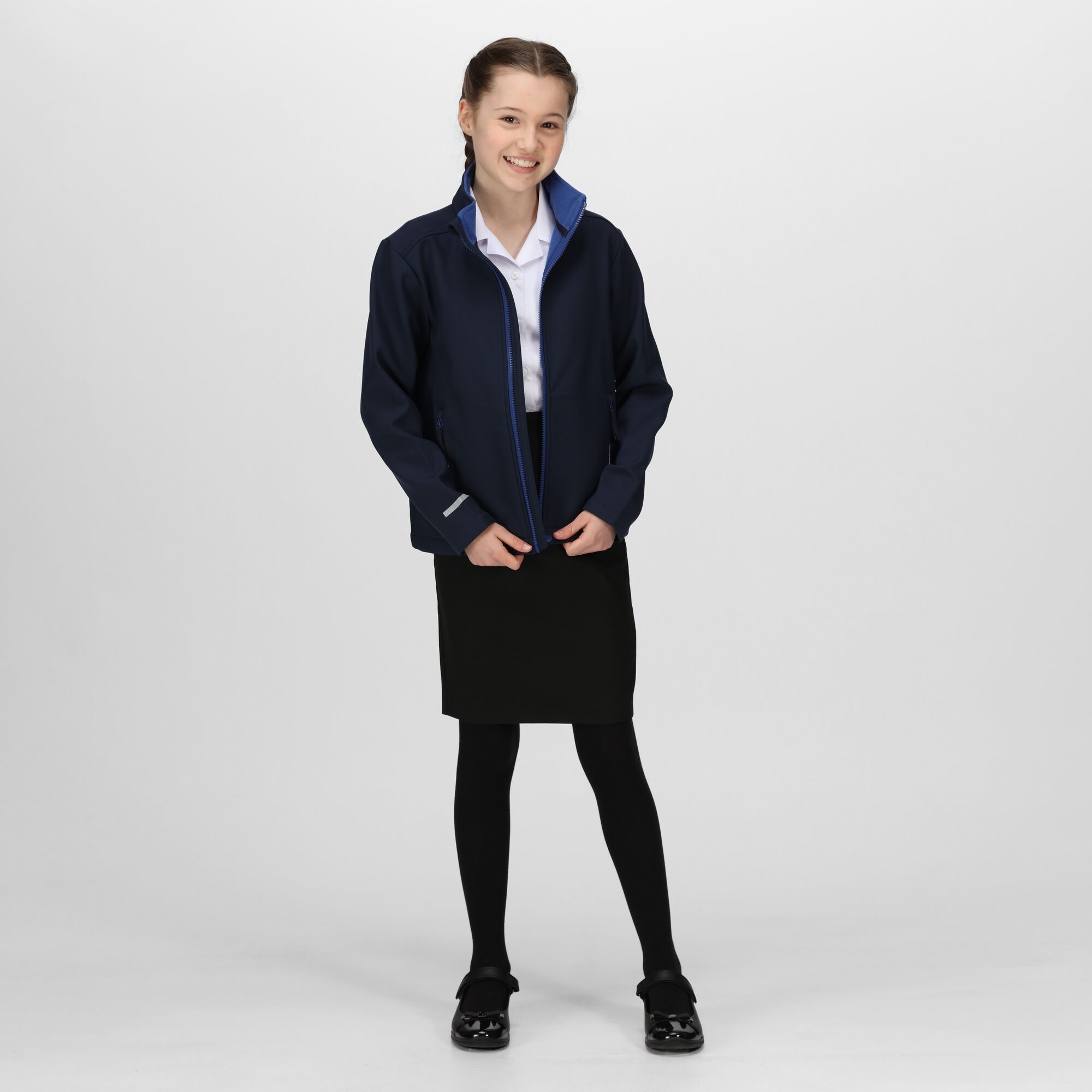 Kids' Ablaze 2-Layer Softshell | Navy New Royal
