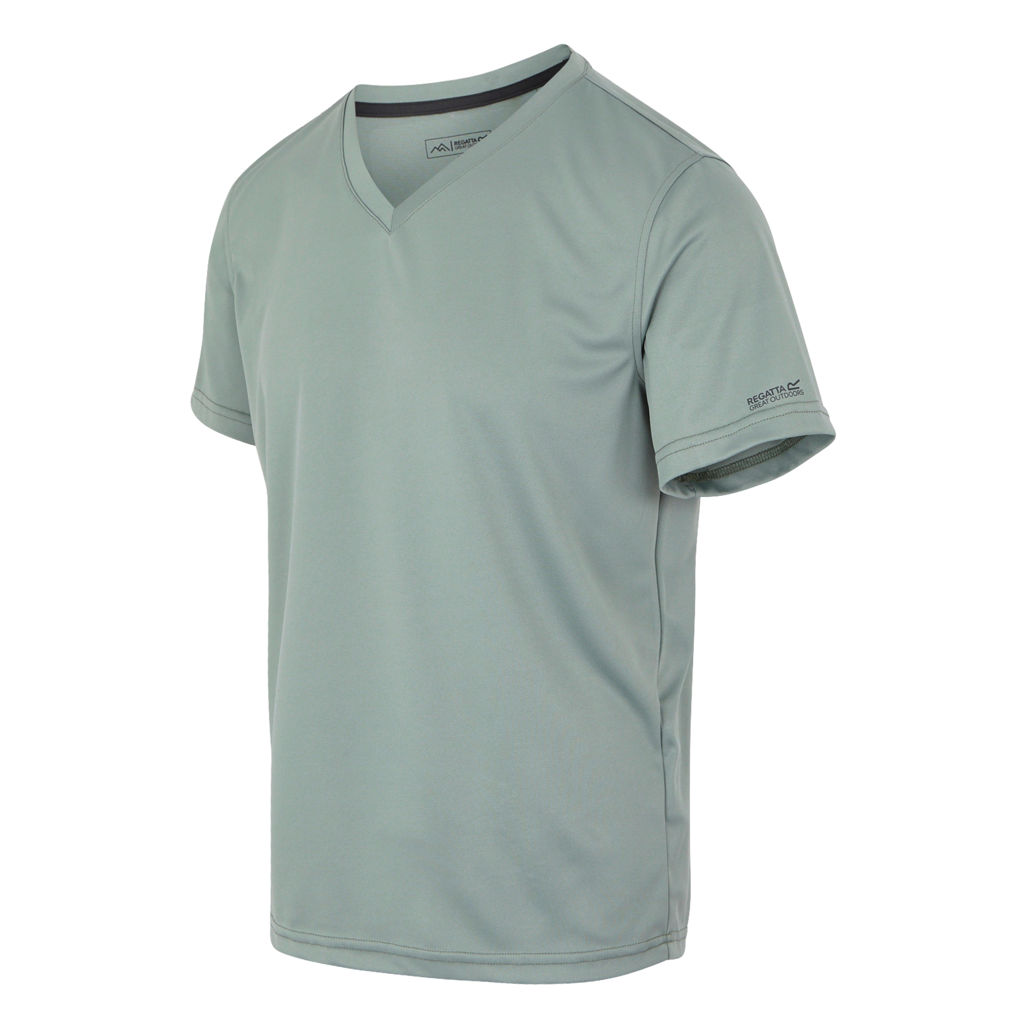 Men's Fingal V-Neck T-Shirt | Glacier