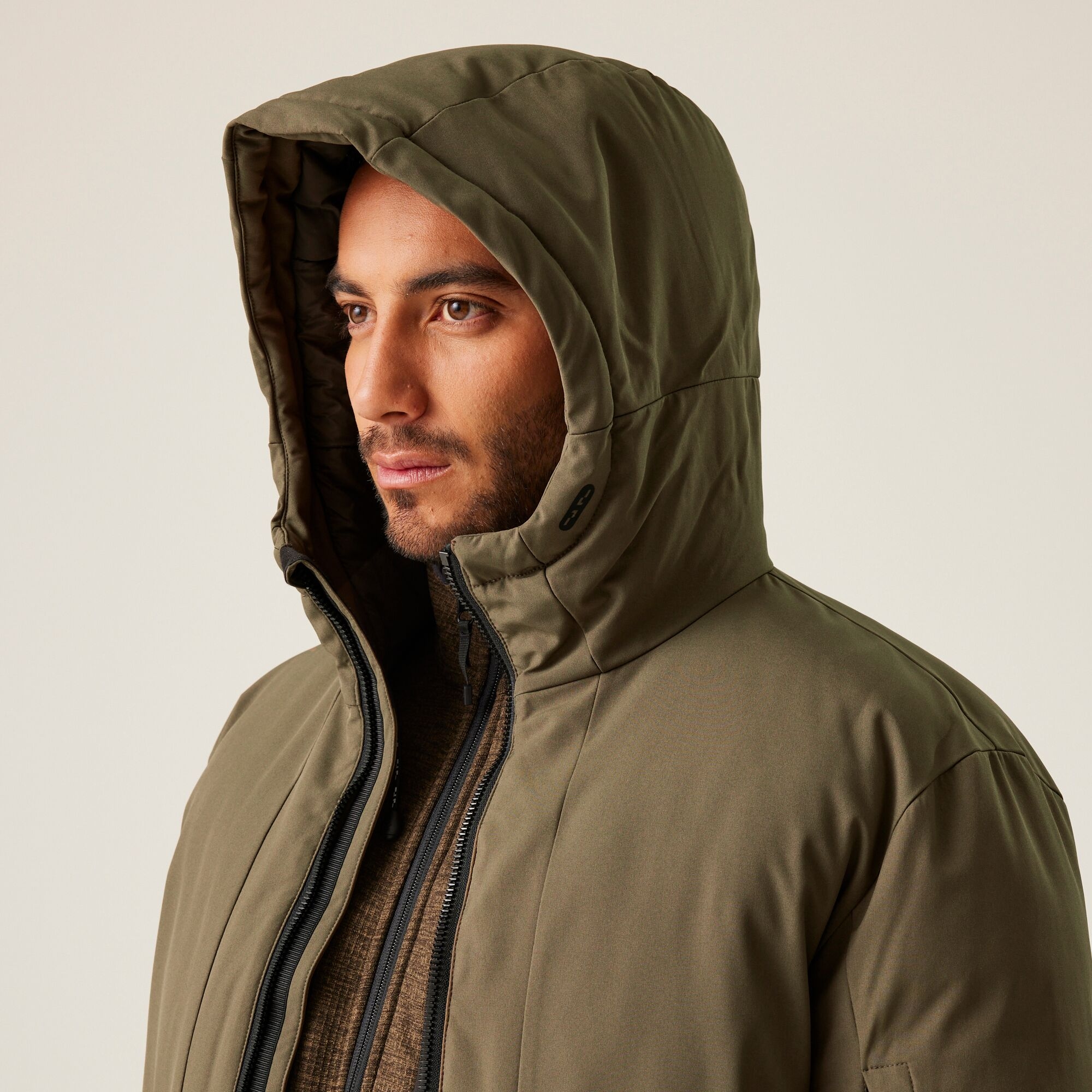 Men's Dallymoore Insulated Padded Jacket | Crocodile Black