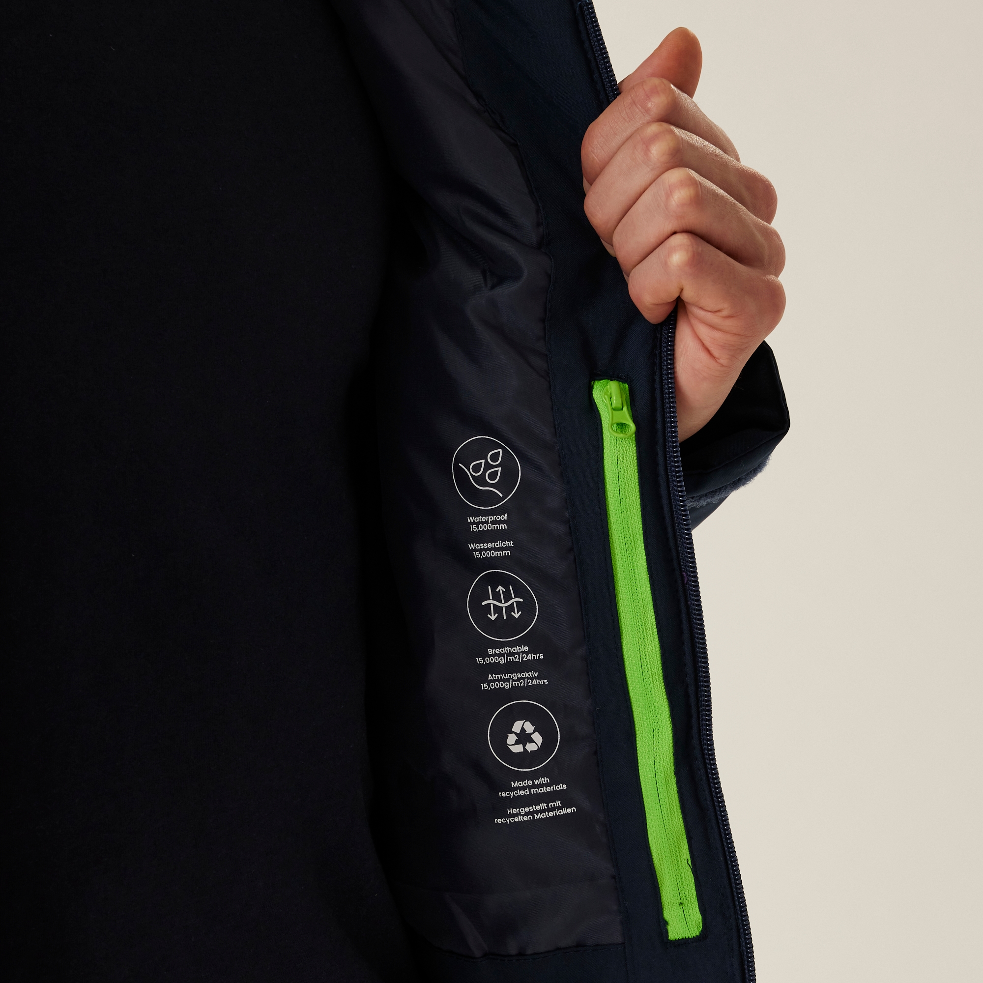 Men's Highton Stretch Padded Jacket III | Navy Green Flash