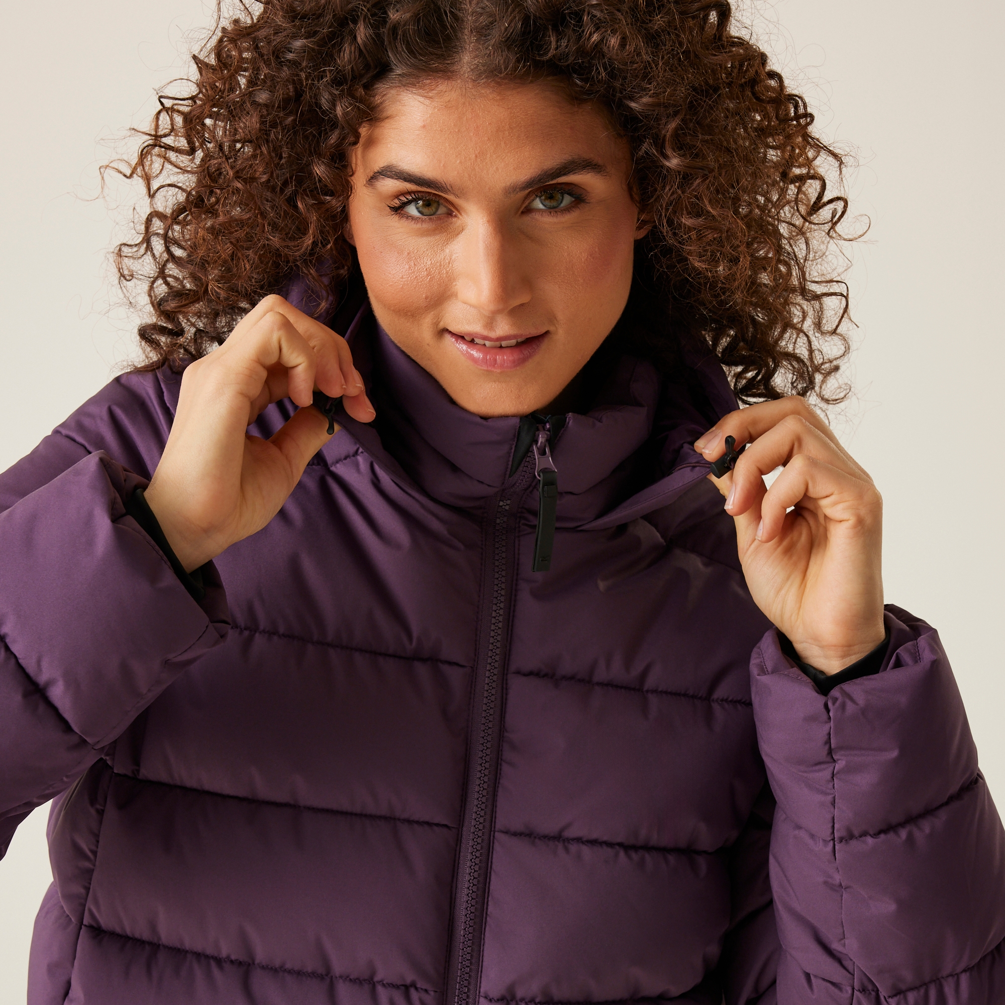 Women's Elender Quilted Jacket | Deep Plum