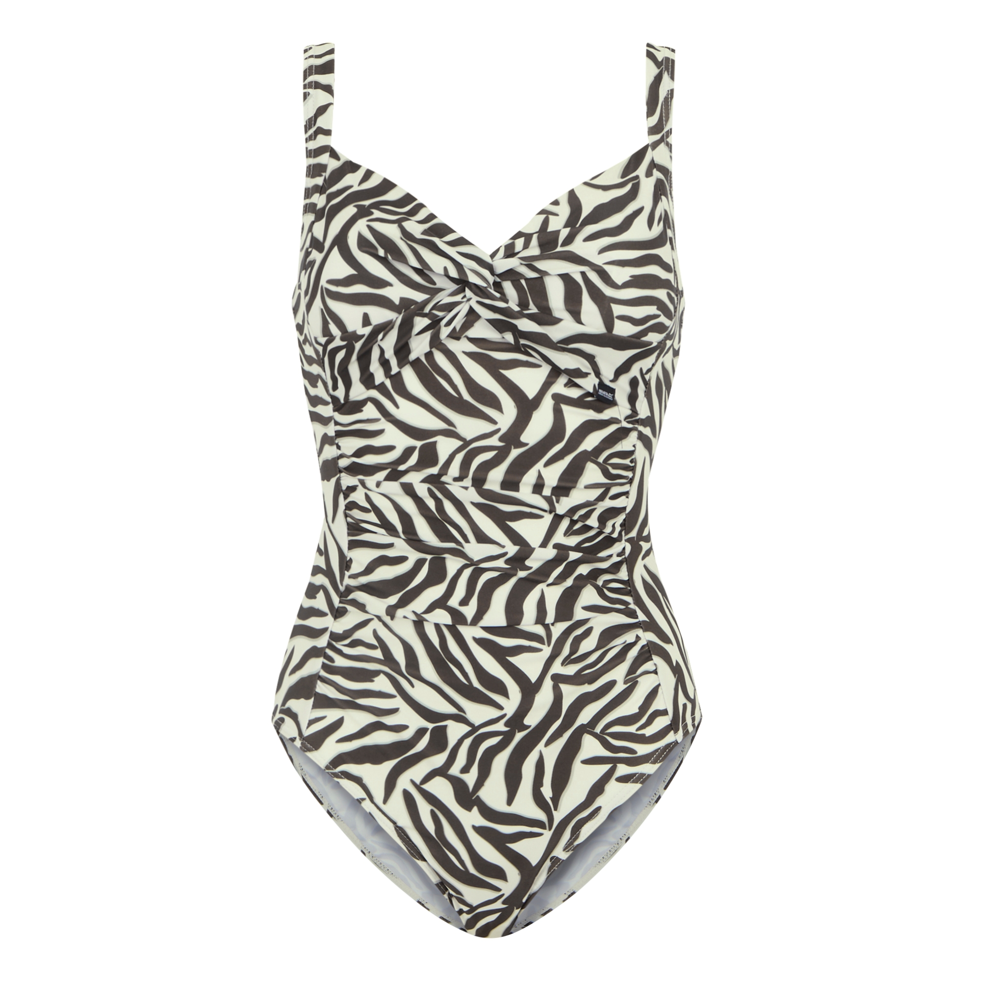 Women's Sakari Tummy Control Costume | Tonal Zebra Print