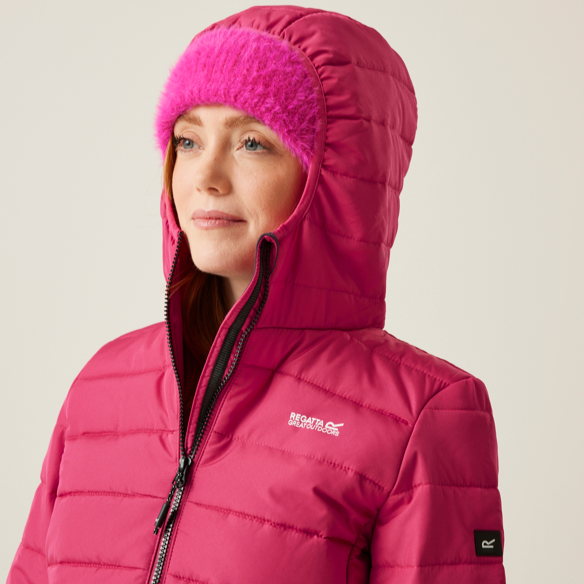 Women's Helfa Insulated Quilted Jacket | Deep Pink