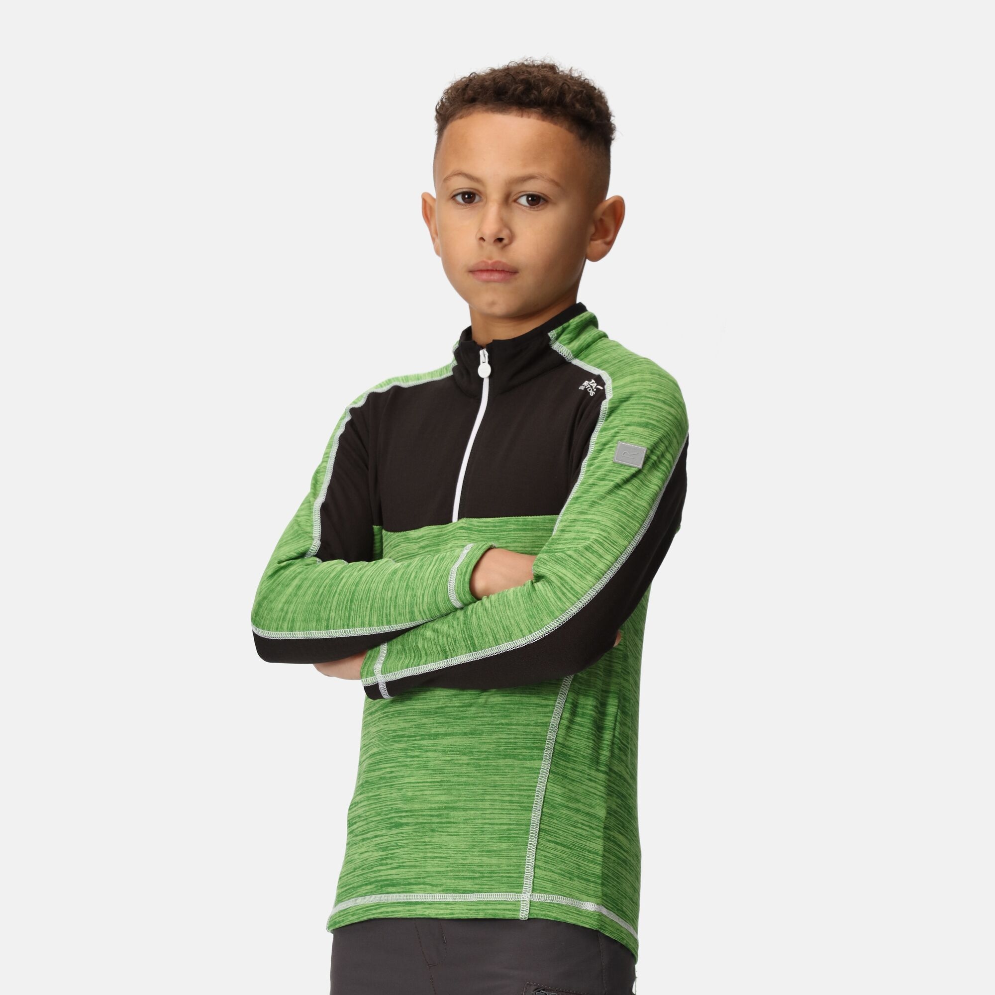 Kids' Hewley Fleece | Jasmine Green Black
