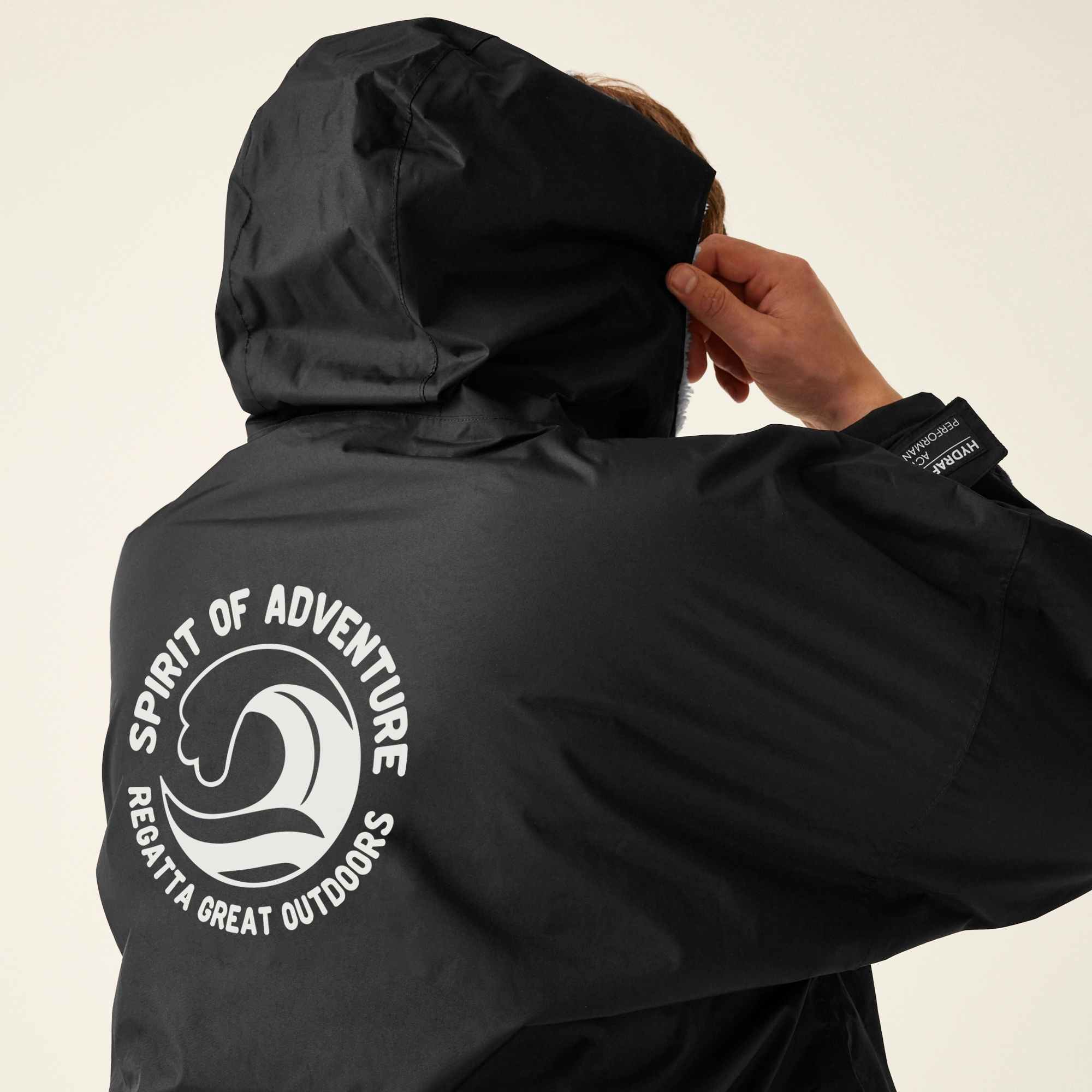 Adult's Waterproof Changing Robe | Black
