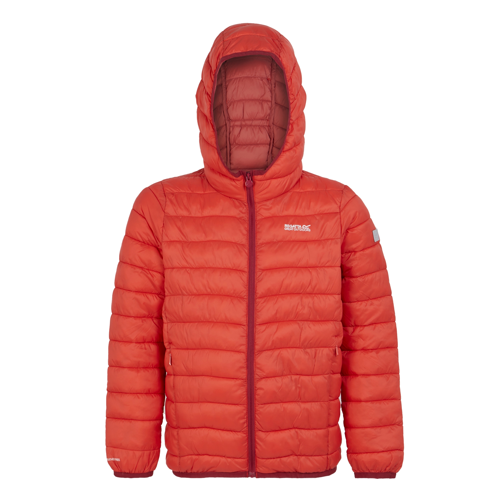 Kids' Hooded Marizion Padded Jacket | Red Sky Mineral Red