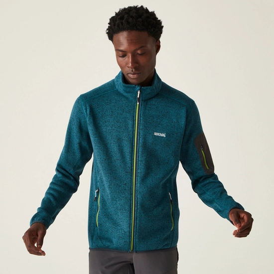 Men's Newhill Full Zip Fleece | Moroccan Blue Navy Fox
