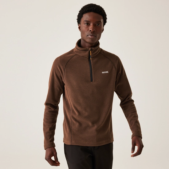 Men's Kenger Half Zip Midweight Fleece | Black