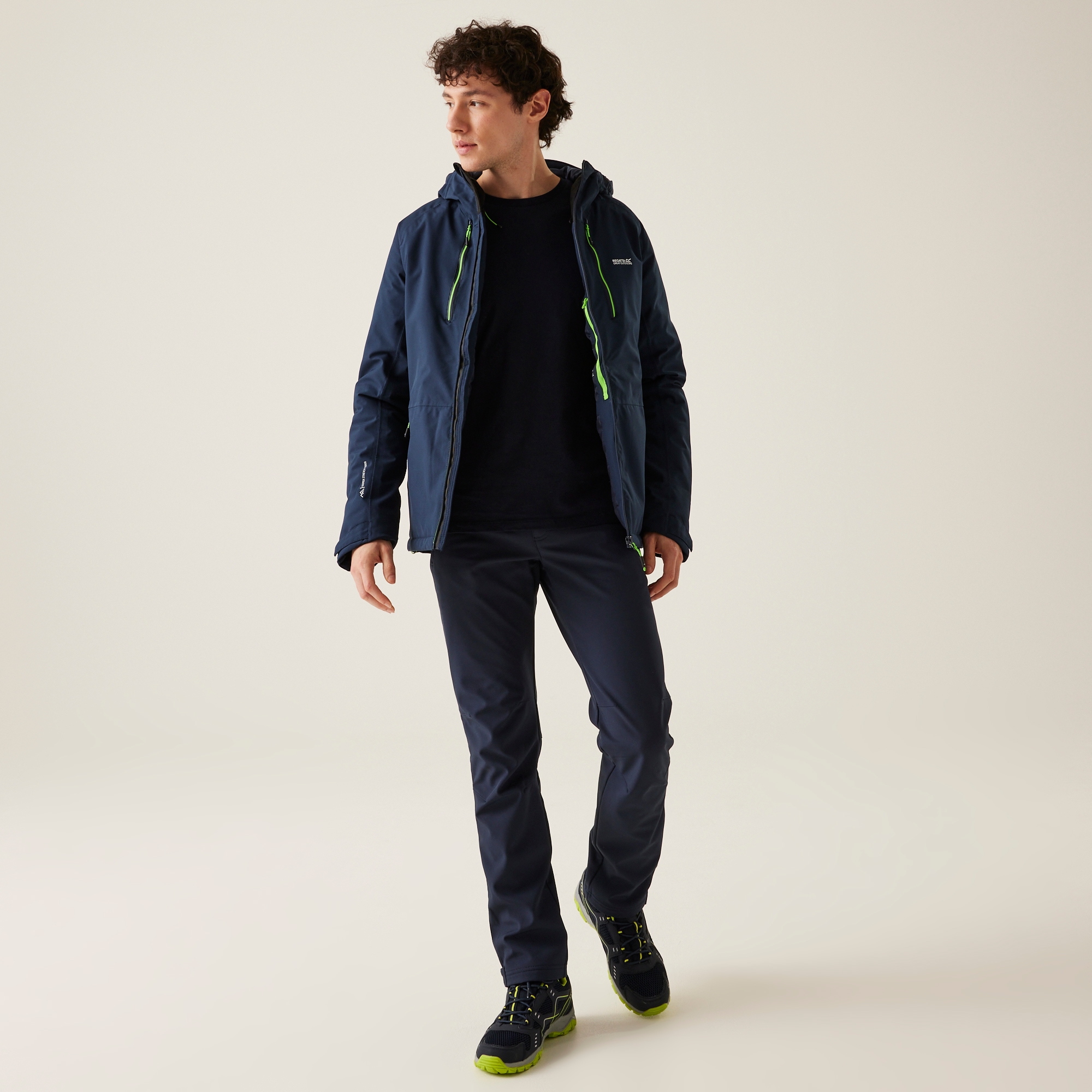 Men's Highton Stretch Padded Jacket III | Navy Green Flash