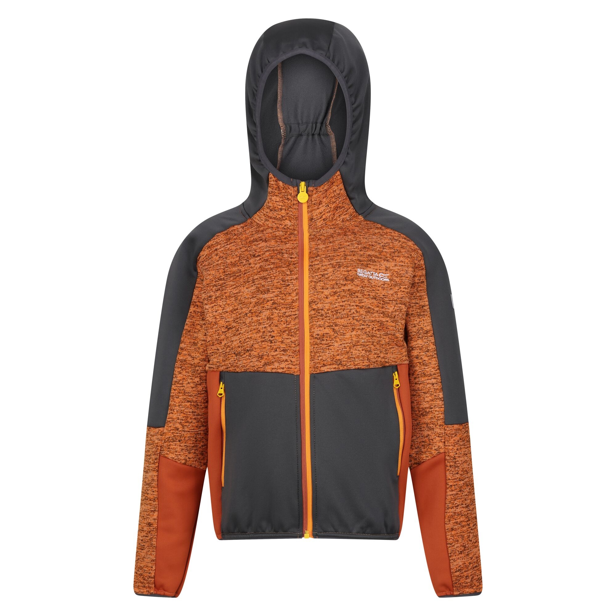Kids' Dissolver VII Full Zip Fleece | Orange Pepper Californian Yellow