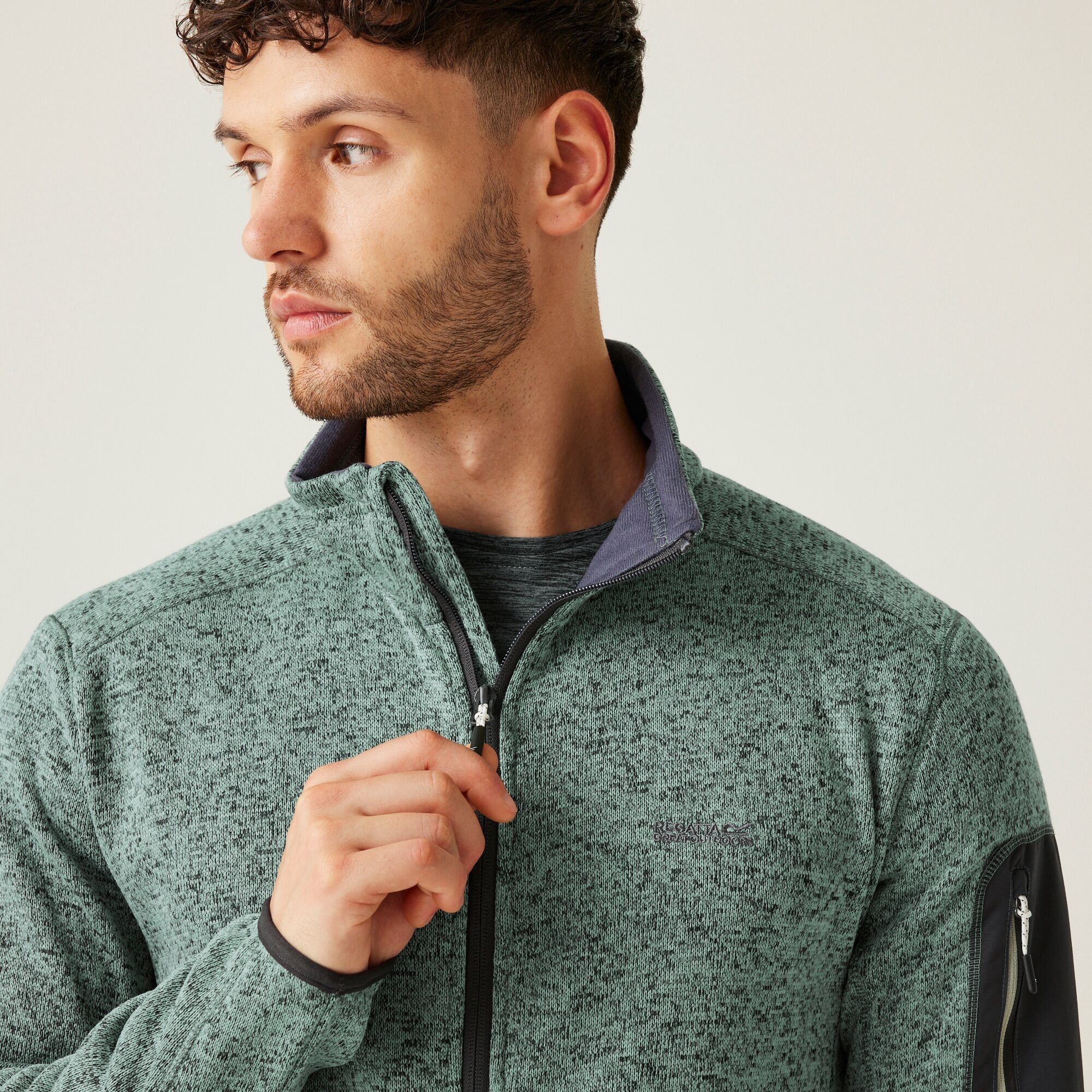 Men's Newhill Full Zip Fleece | Glacier