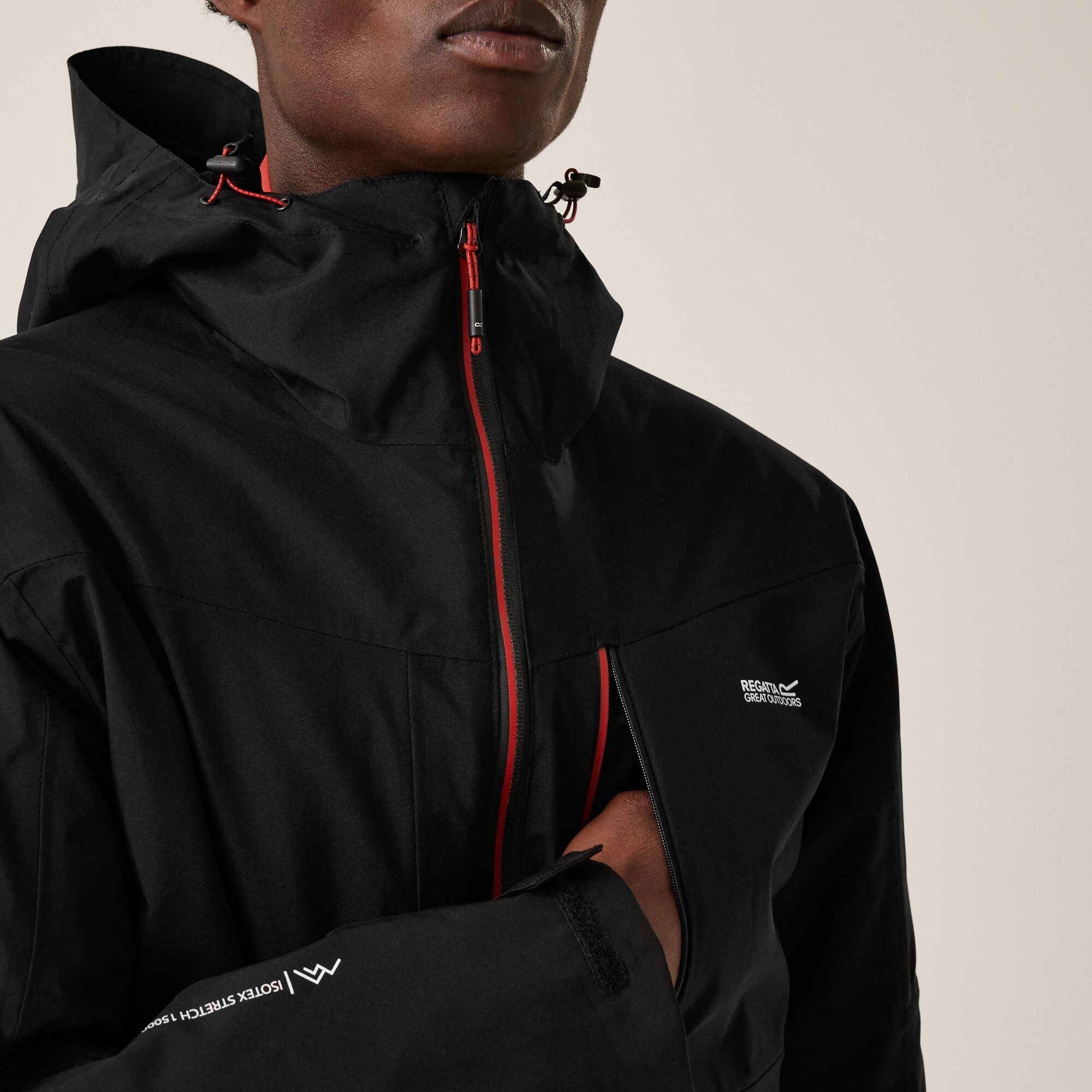 Men's Wentwood IX 3-in-1 Jacket | Black Black Red Ochre