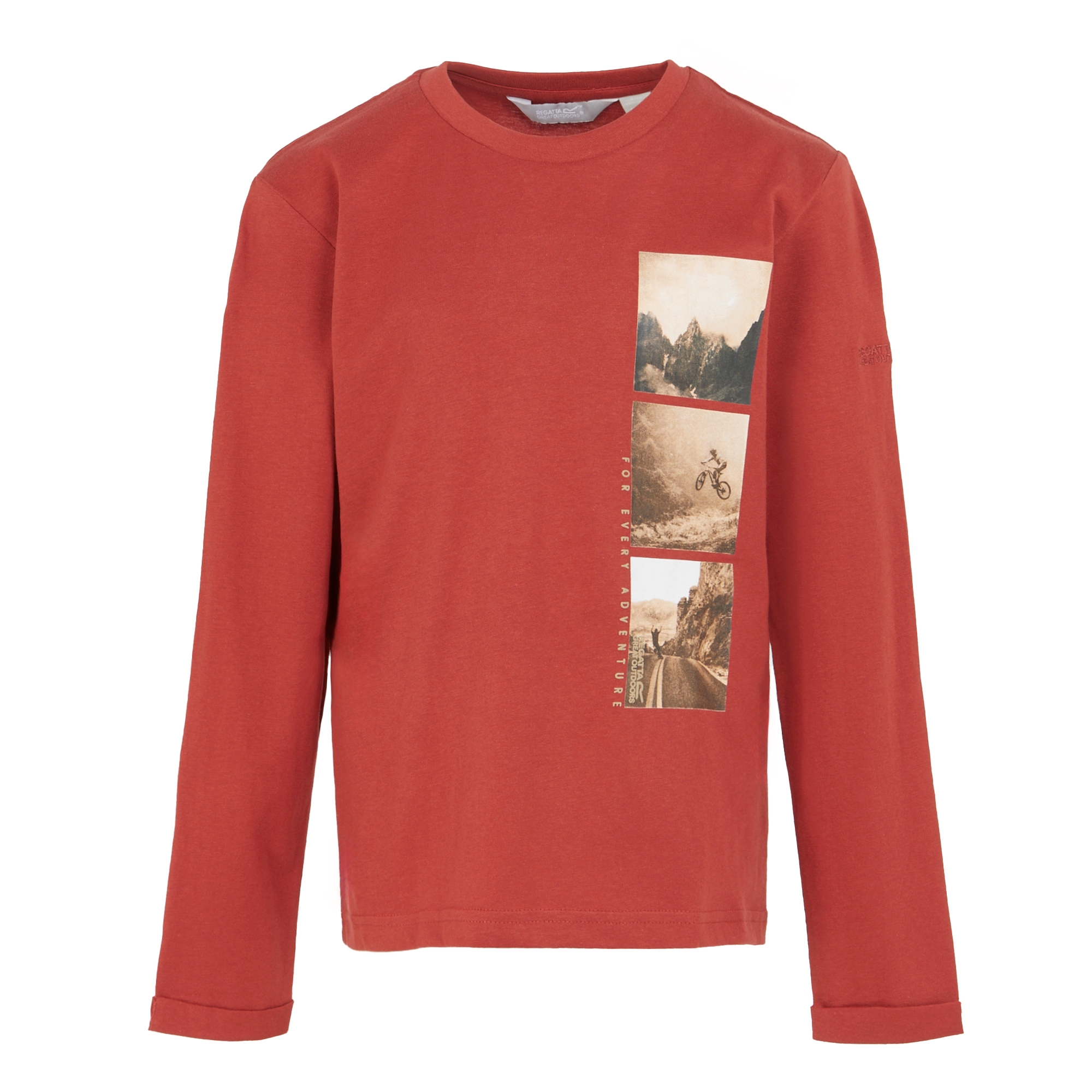 Kids' Wenbie III Graphic T-Shirt | Red Ochre Photo Split