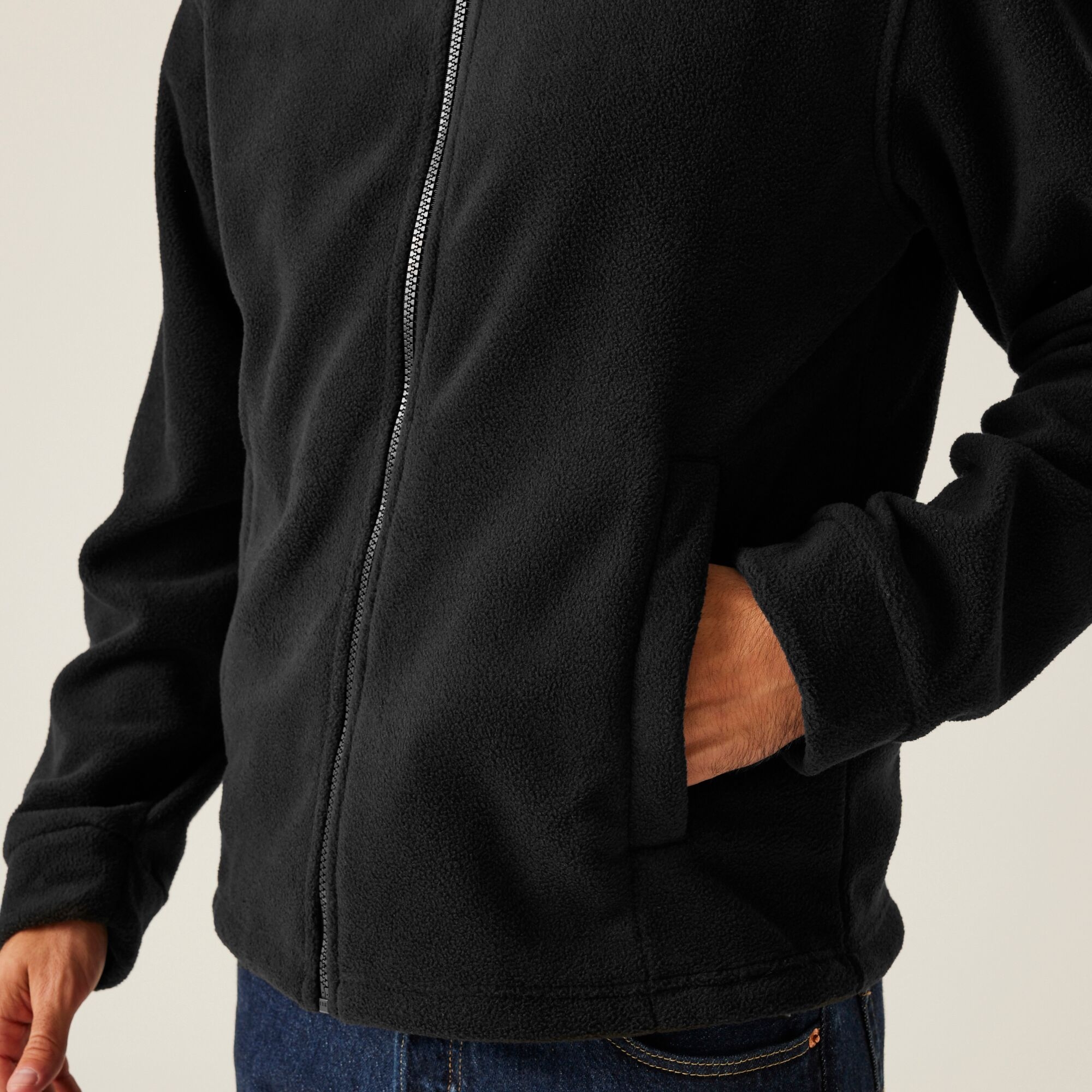 Men's Thor 350 Heavyweight Full Zip Fleece | Black