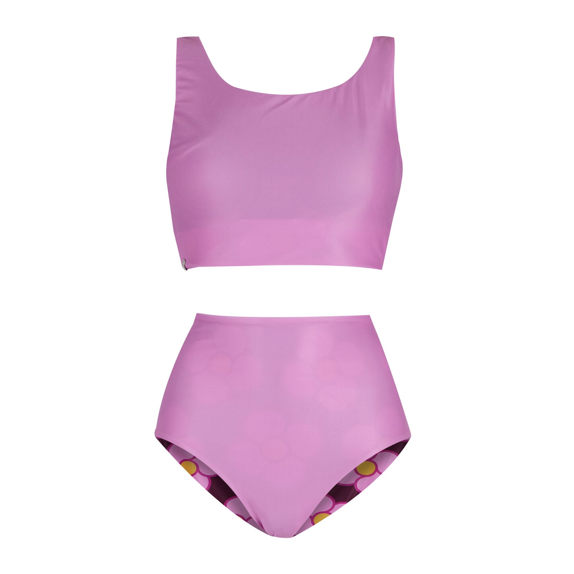 Orla Kiely Reversible Bikini Set | Spinning Flower Morello
