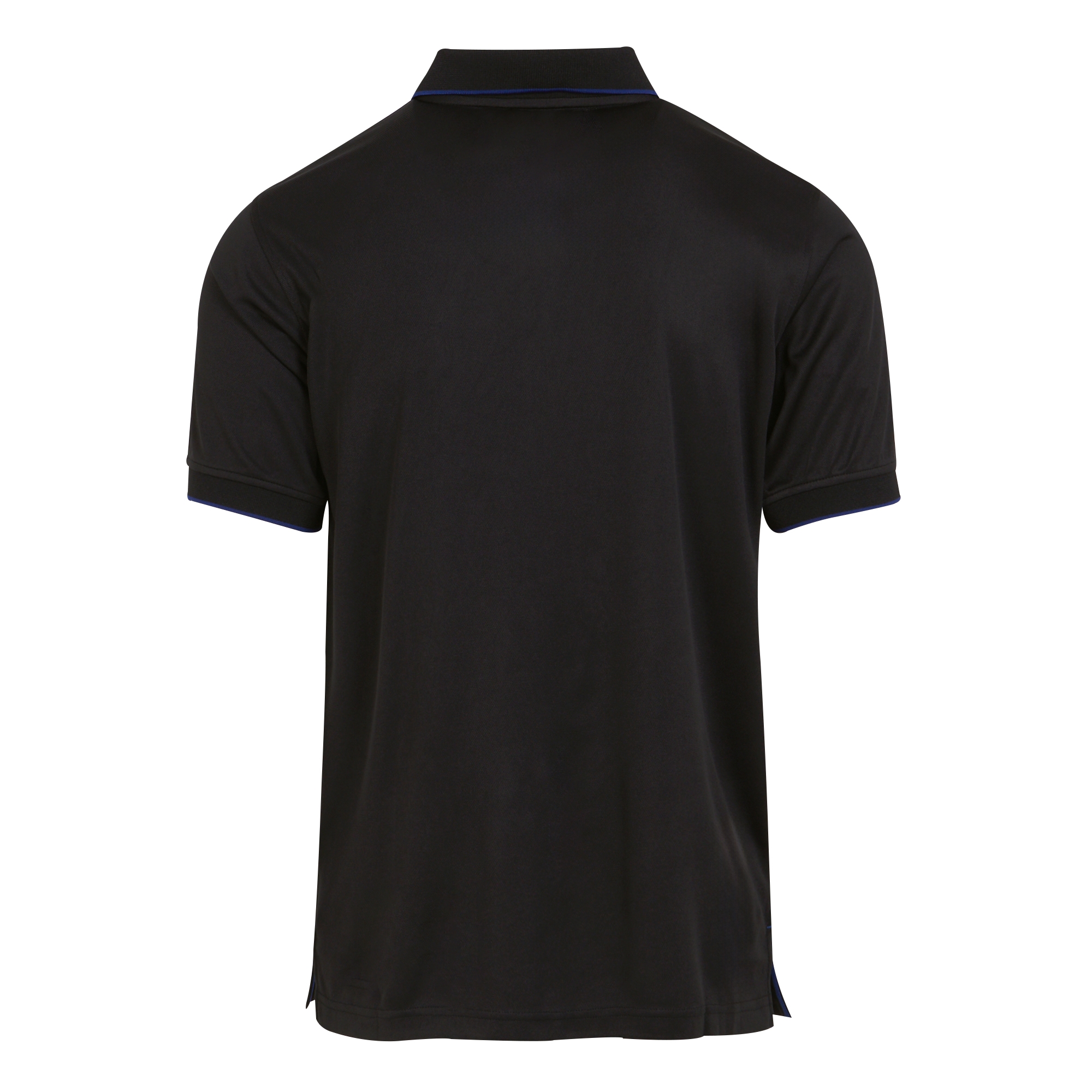 Men's Navigate Short Sleeve Polo Shirt | black new royal