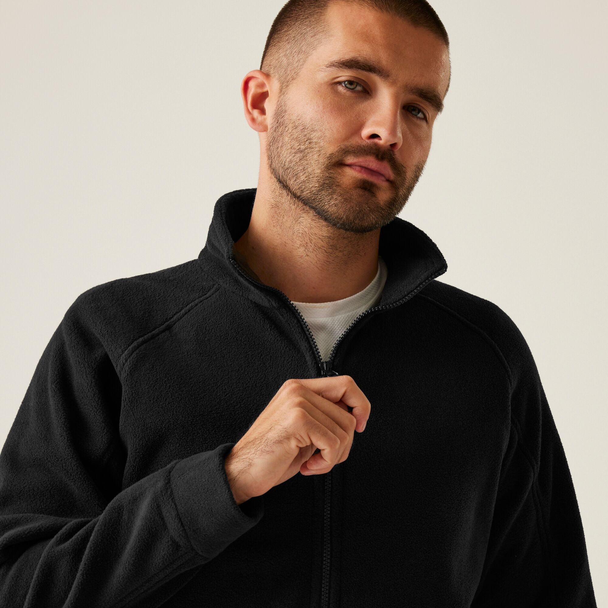 Men's Thor III Interactive Full Zip Fleece | Black