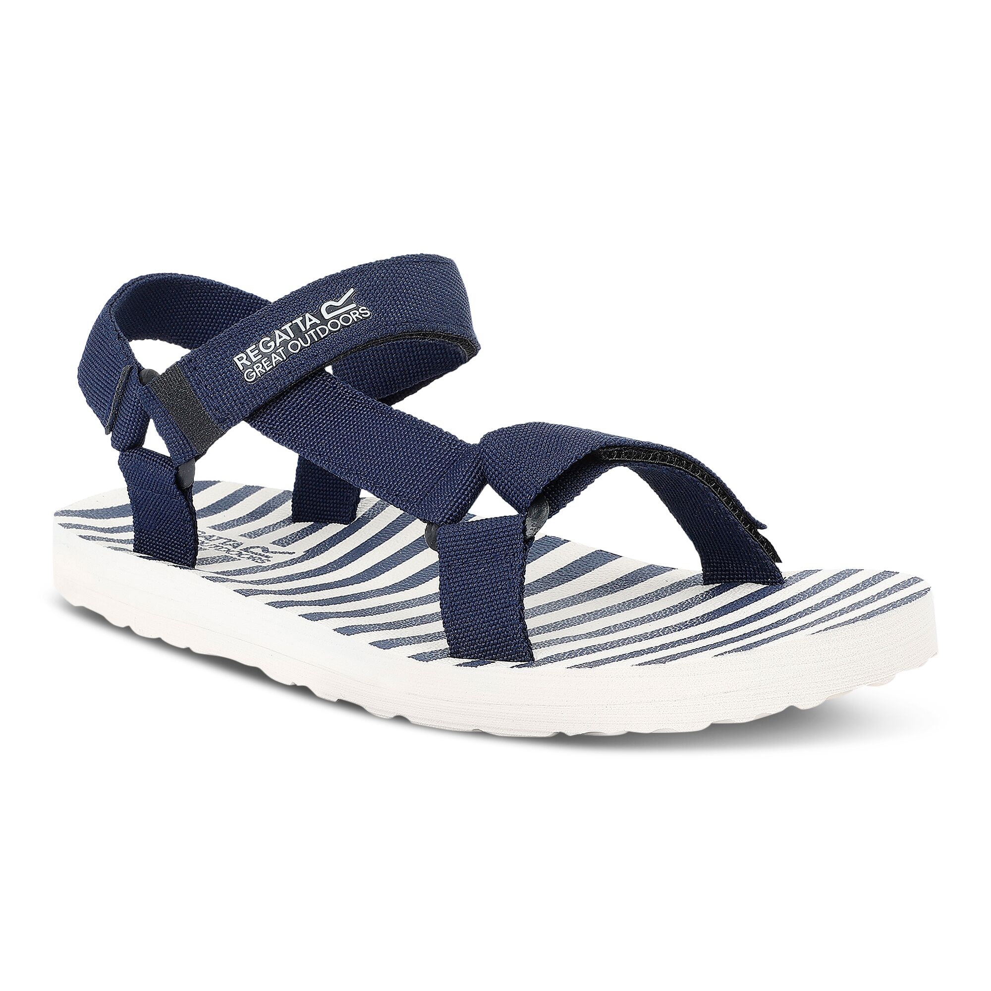 Lady Vendeavour Sandal | Navy Navy Stripe?
