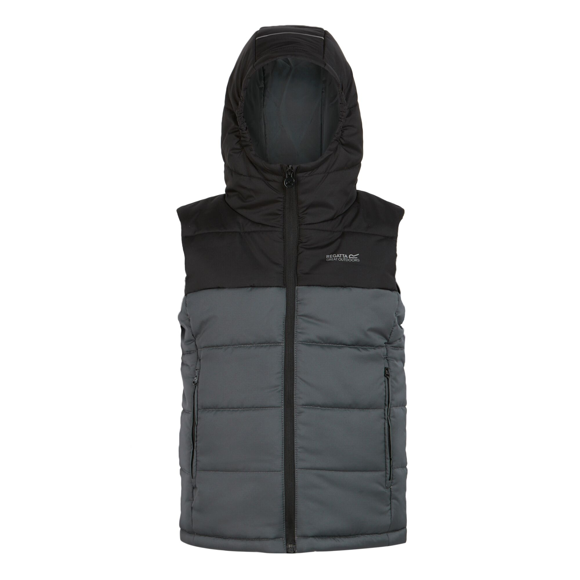 Kids' Lofthouse II Heavyweight Gilet | Black Seal Grey