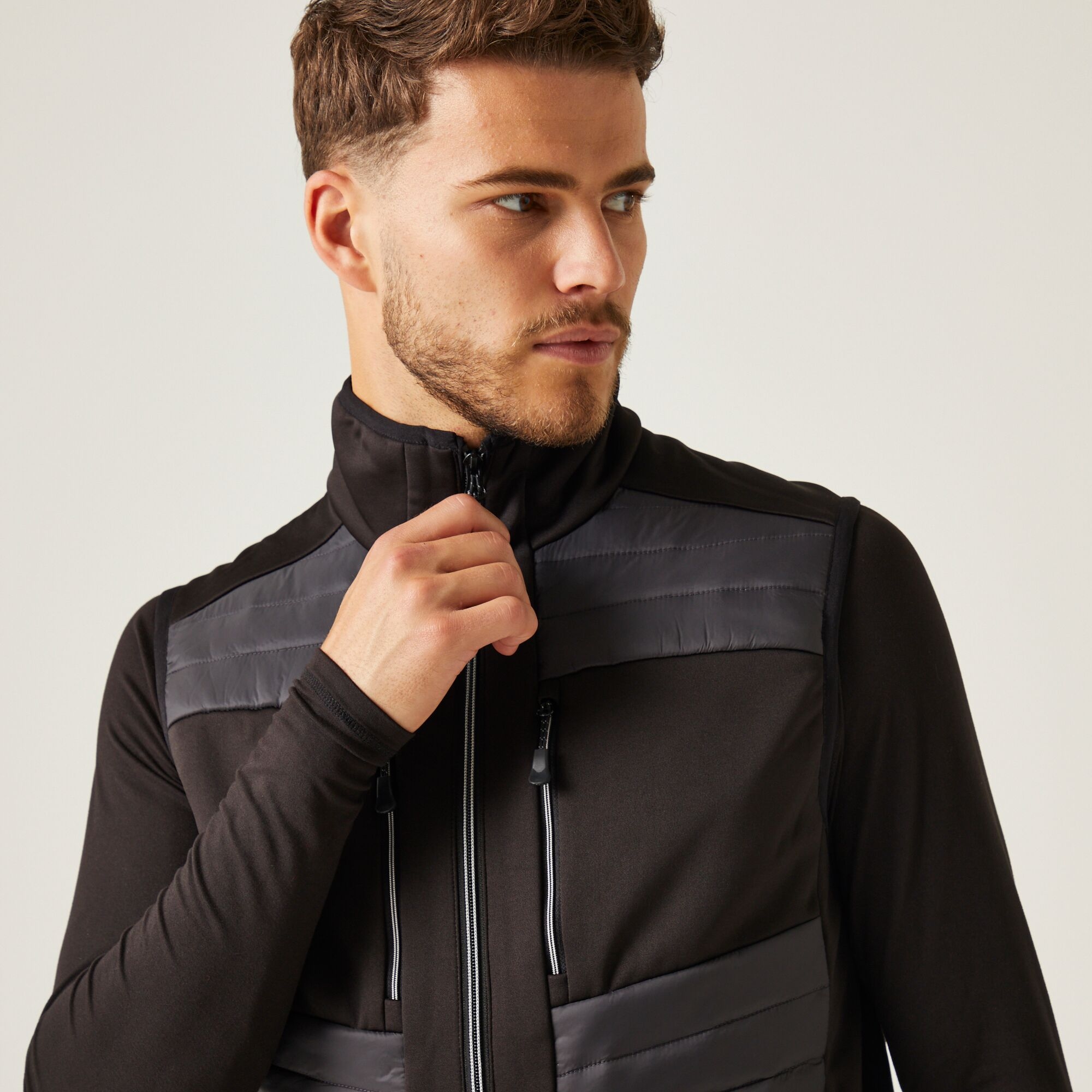 Men's E-Volve Thermal Hybrid Bodywarmer | Ash Black