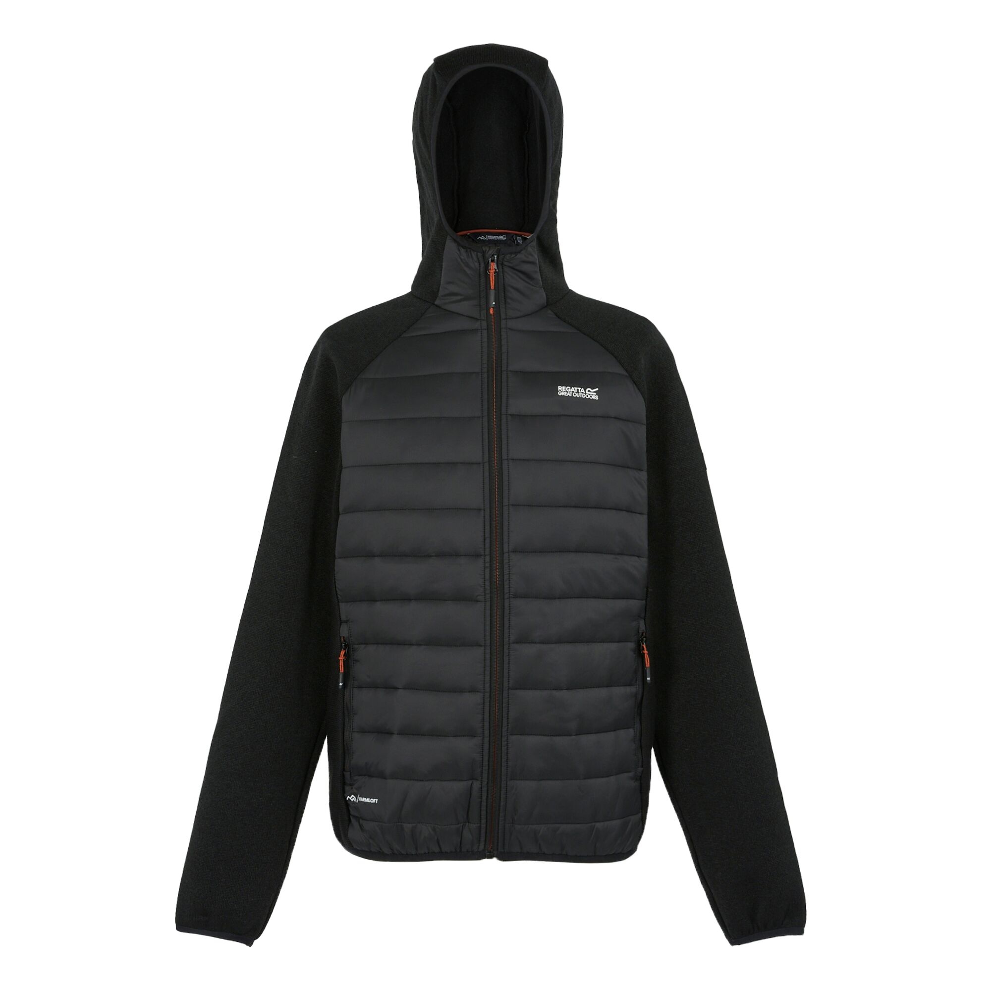 Men's Newhill Hybrid Jacket | Black Red Ochre