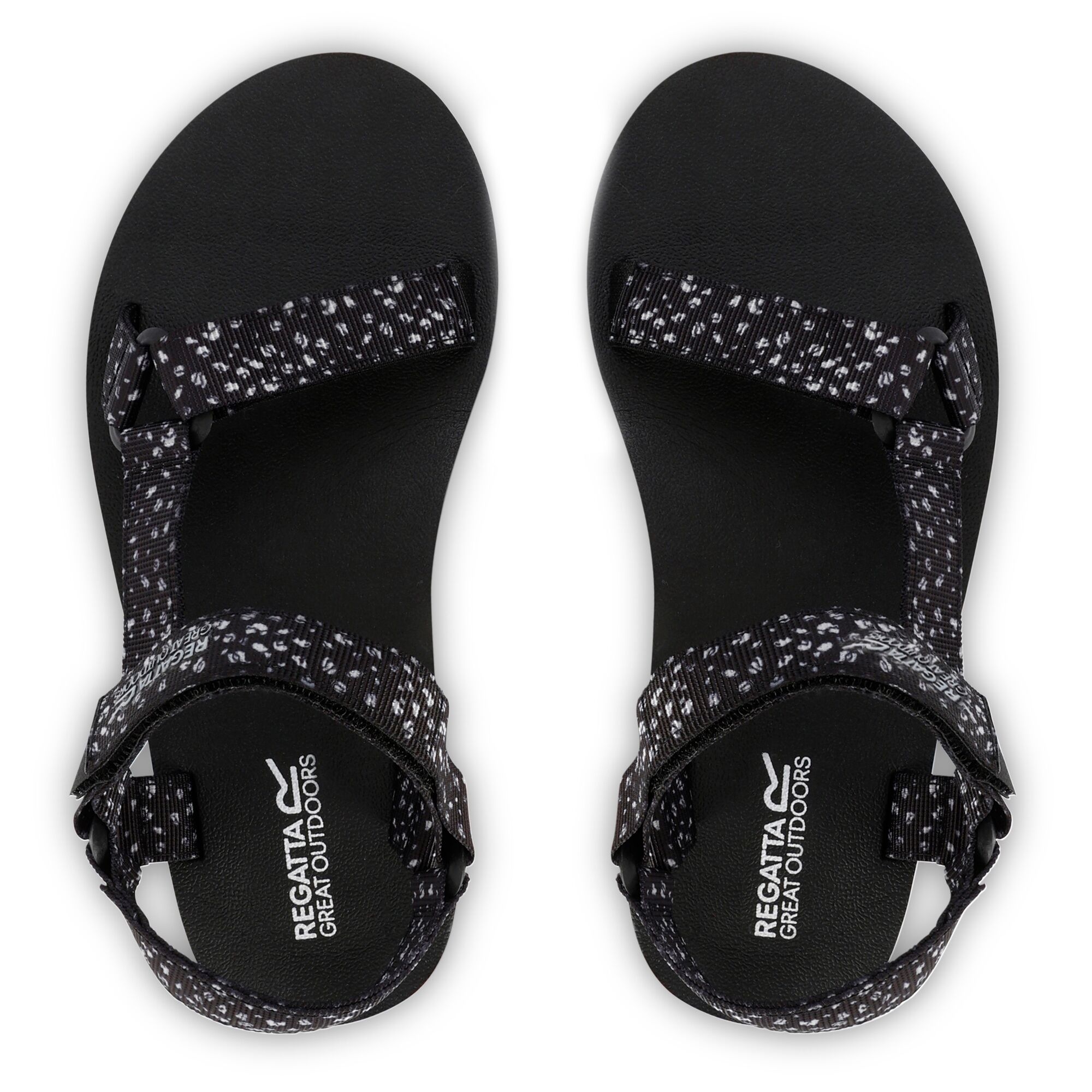 Lady Vendeavour Sandal | Black White Polka Dot