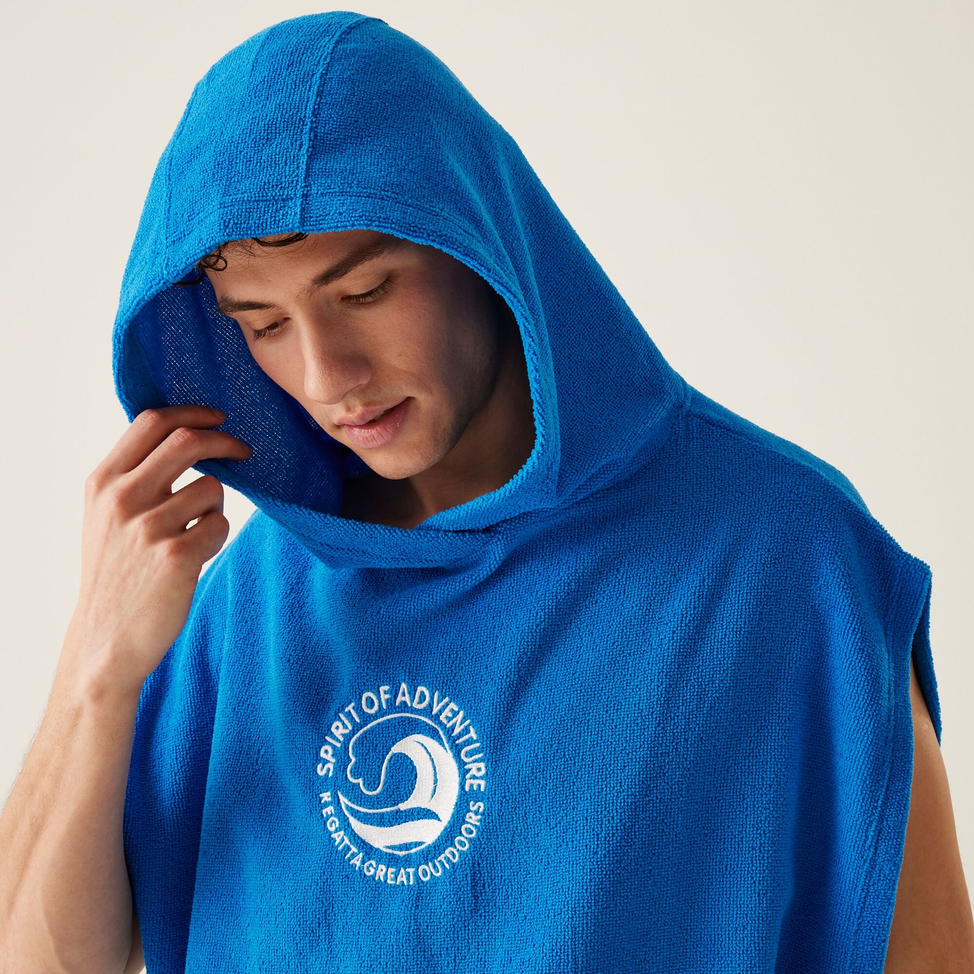 Adult's Towel Robe | Oxford Blue