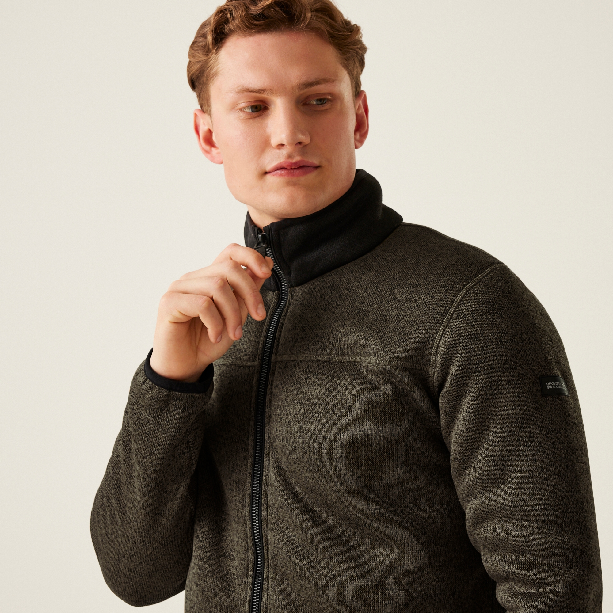 Men's Branleigh Full Zip Fleece | Crocodile Marl